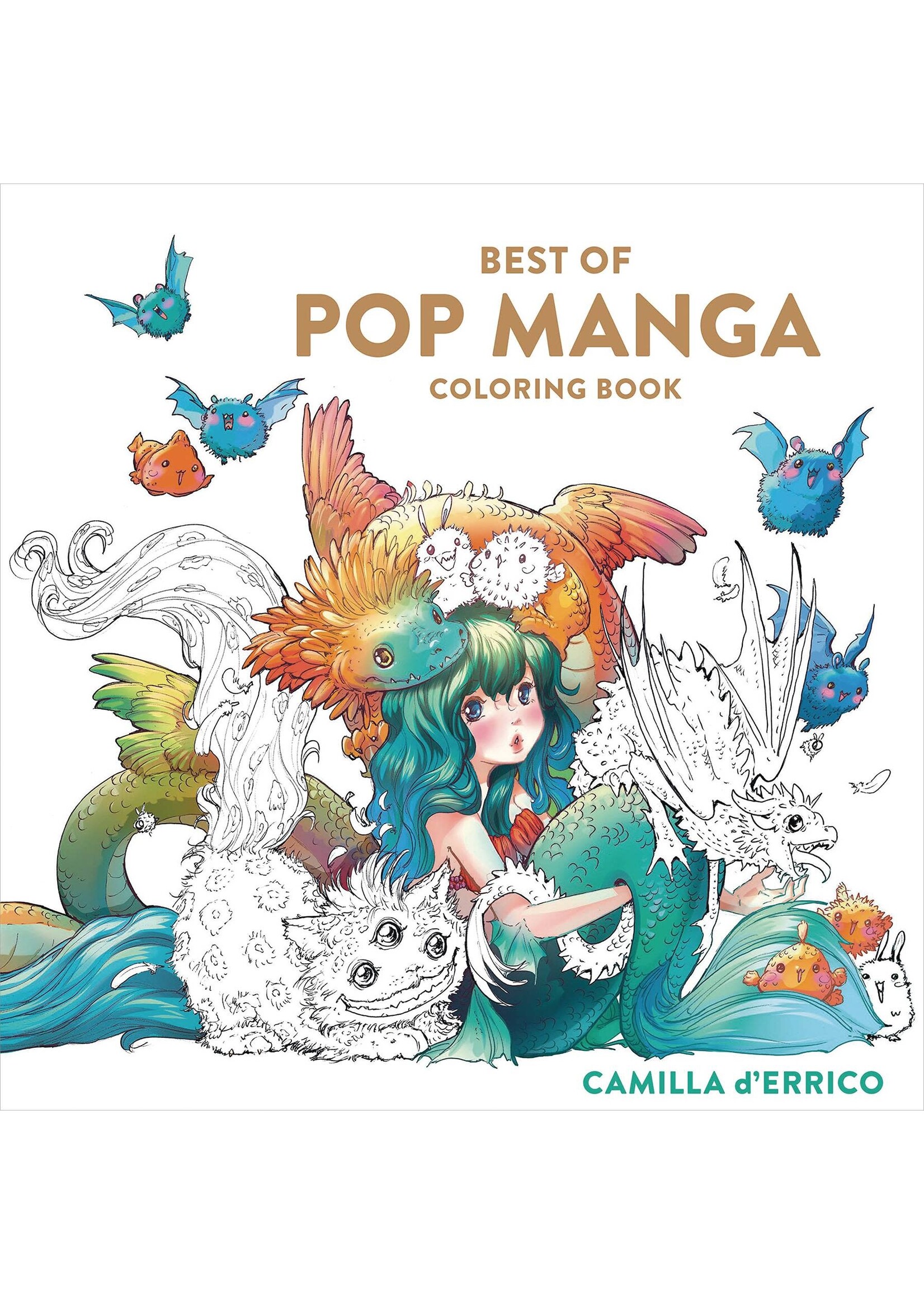 PENGUIN RANDOM HOUSE BEST OF POP MANGA COLORING BOOK