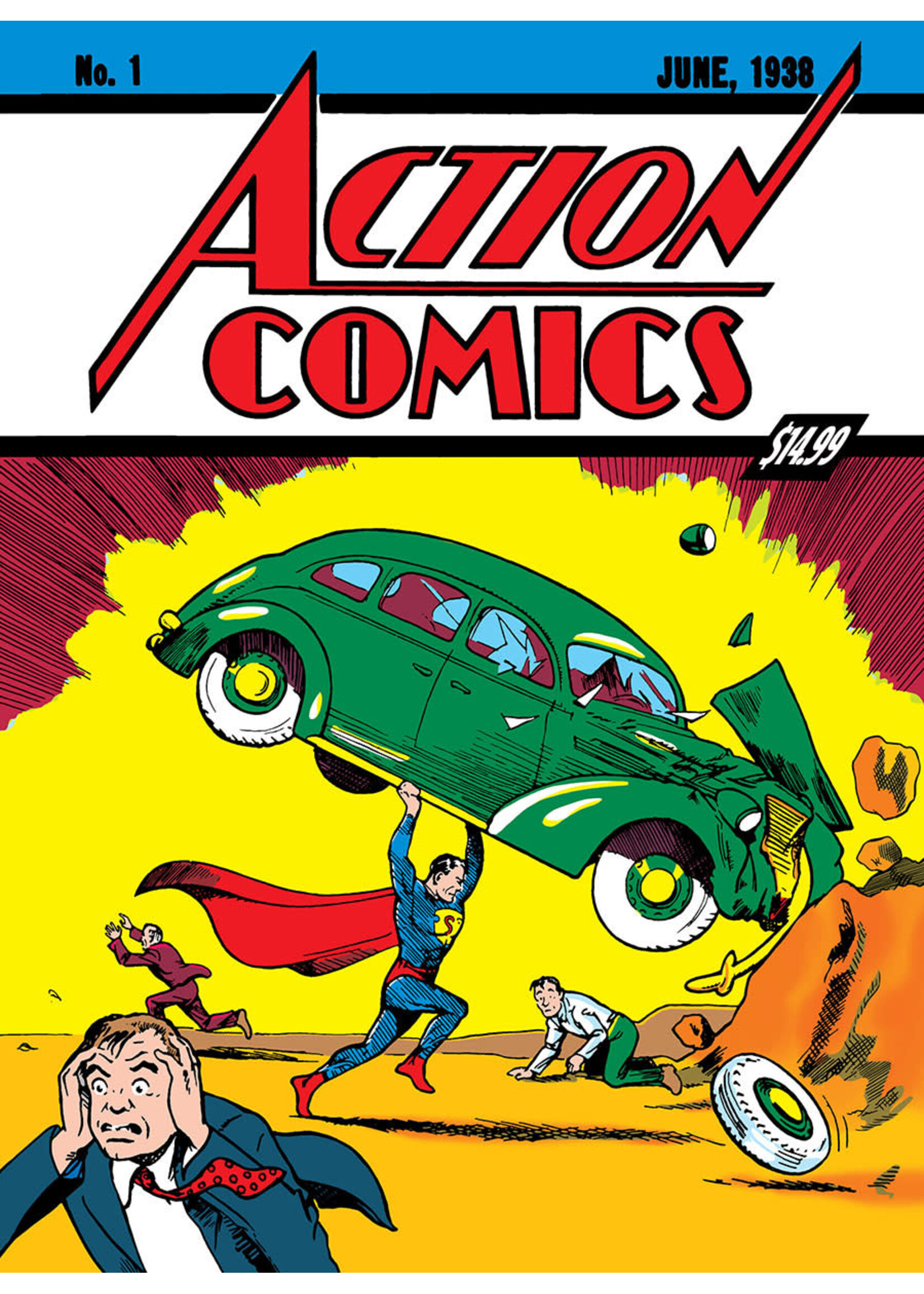 ABRAMS SUPERMAN DAY 2025 ACTION COMICS #1 GA FACSIMILE EDITION CVR C SHUSTER FOIL VAR