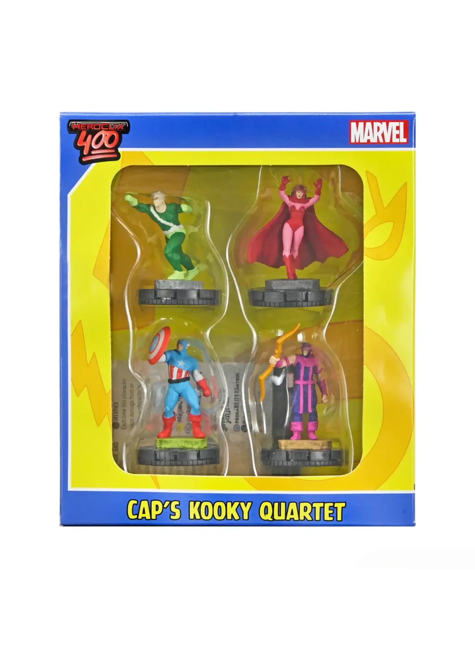 MARVEL HEROCLIX 400 CAP'S KOOKY QUARTET