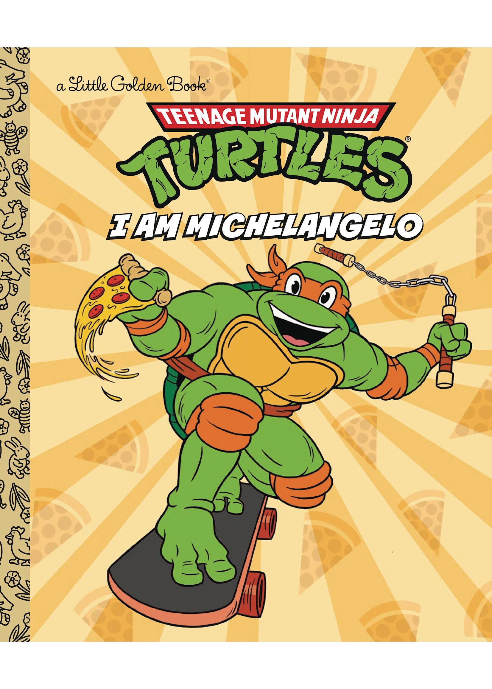 GOLDEN BOOKS I AM MICHELANGELO (TMNT) LITTLE GOLDEN BOOK