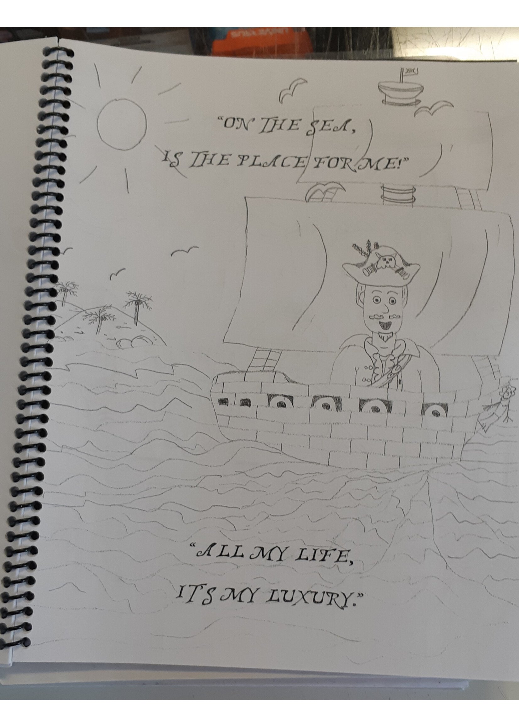 PIRATE COLOURING BOOK   SW A SHBUCKLER