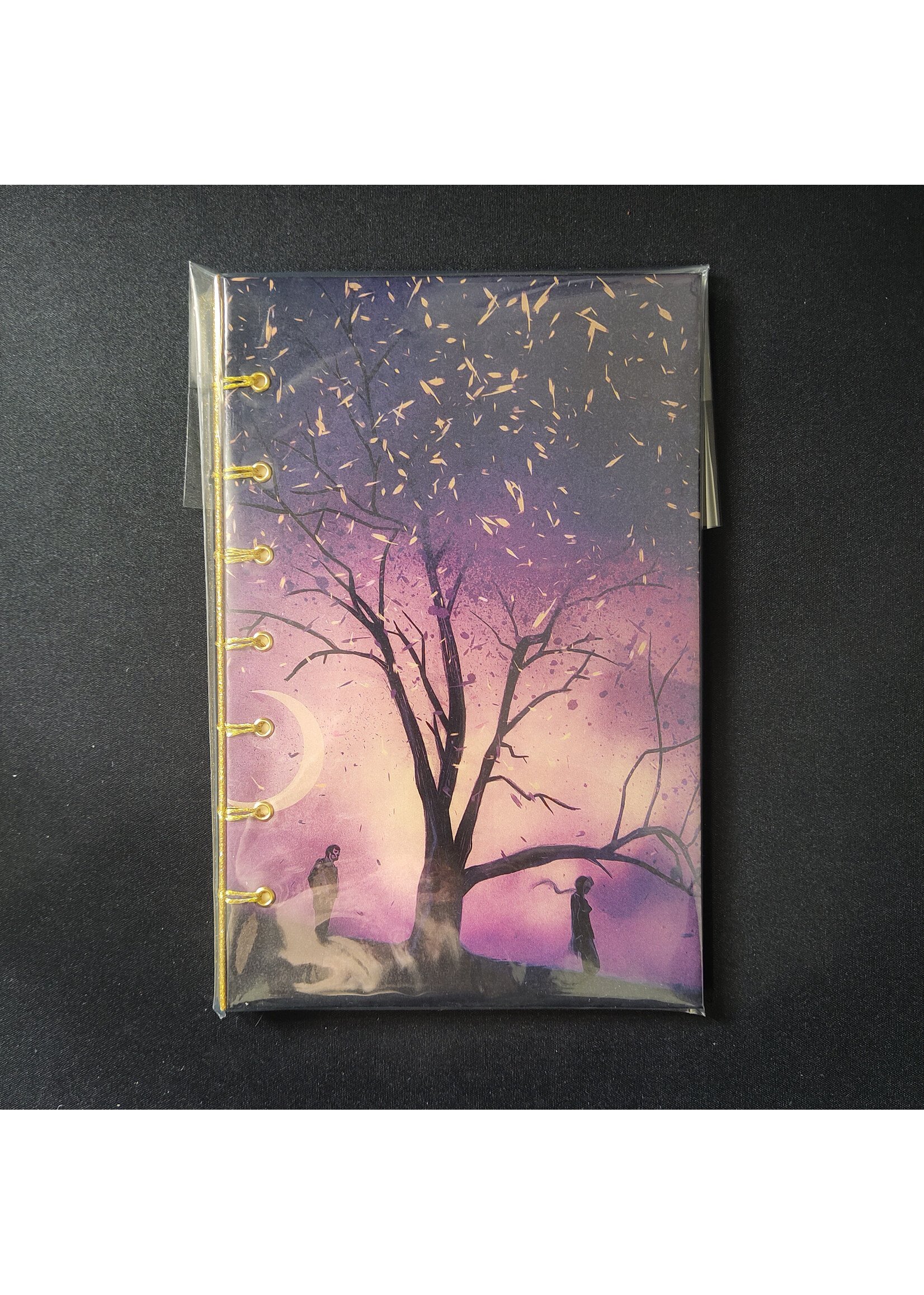 BLANK SKETCHBOOK PURPLE TREE
