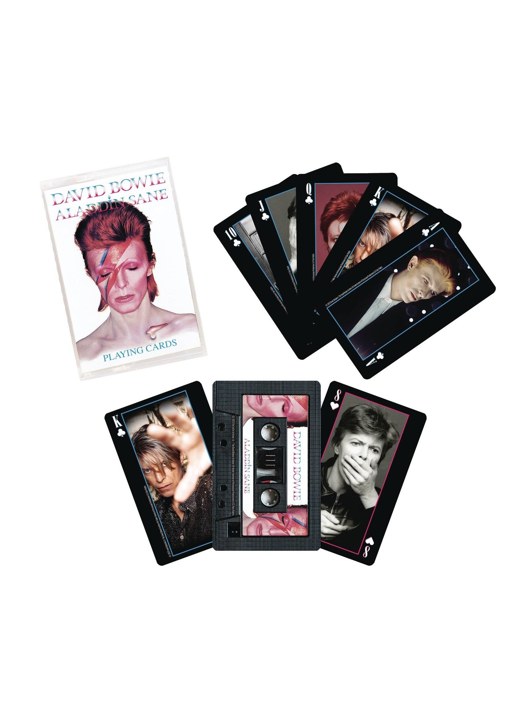 DAVID BOWIE CASSETTE PLAYING CARDS