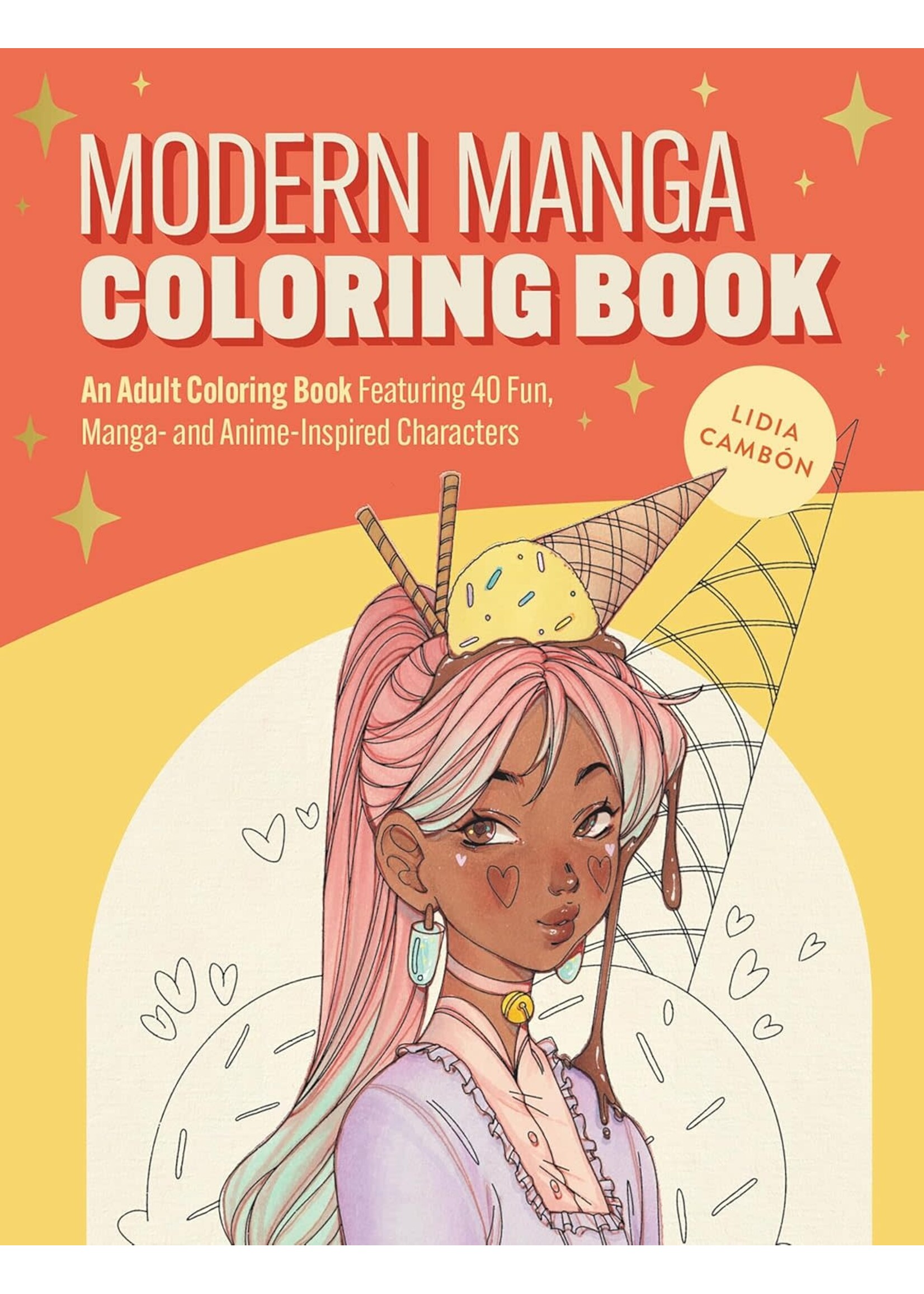 MODERN MANGA COLORING BOOK