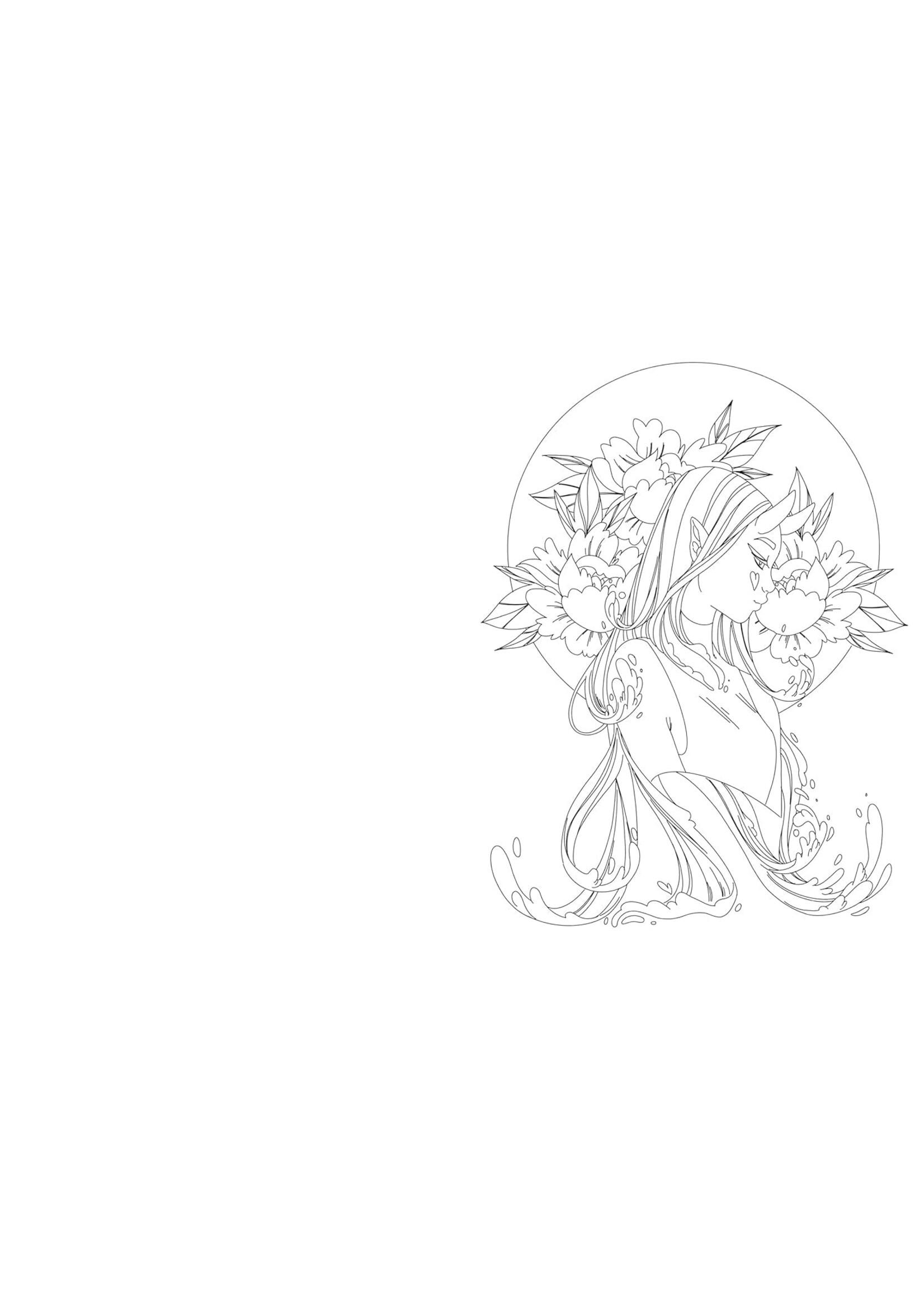 MODERN MANGA COLORING BOOK