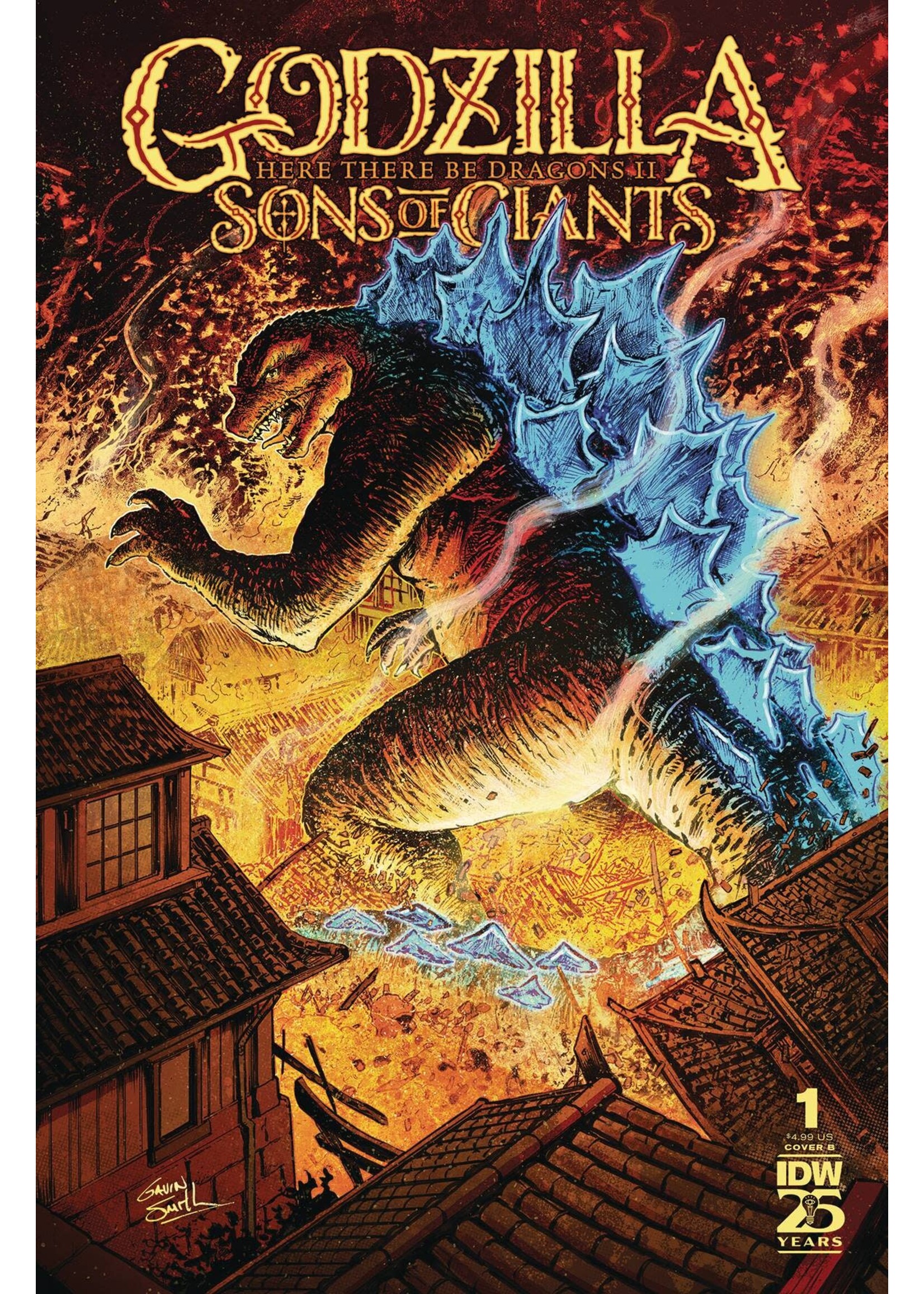 . GODZILLA HERE THERE BE DRAGONS II SONS OF GIANTS #1 CVR B SM