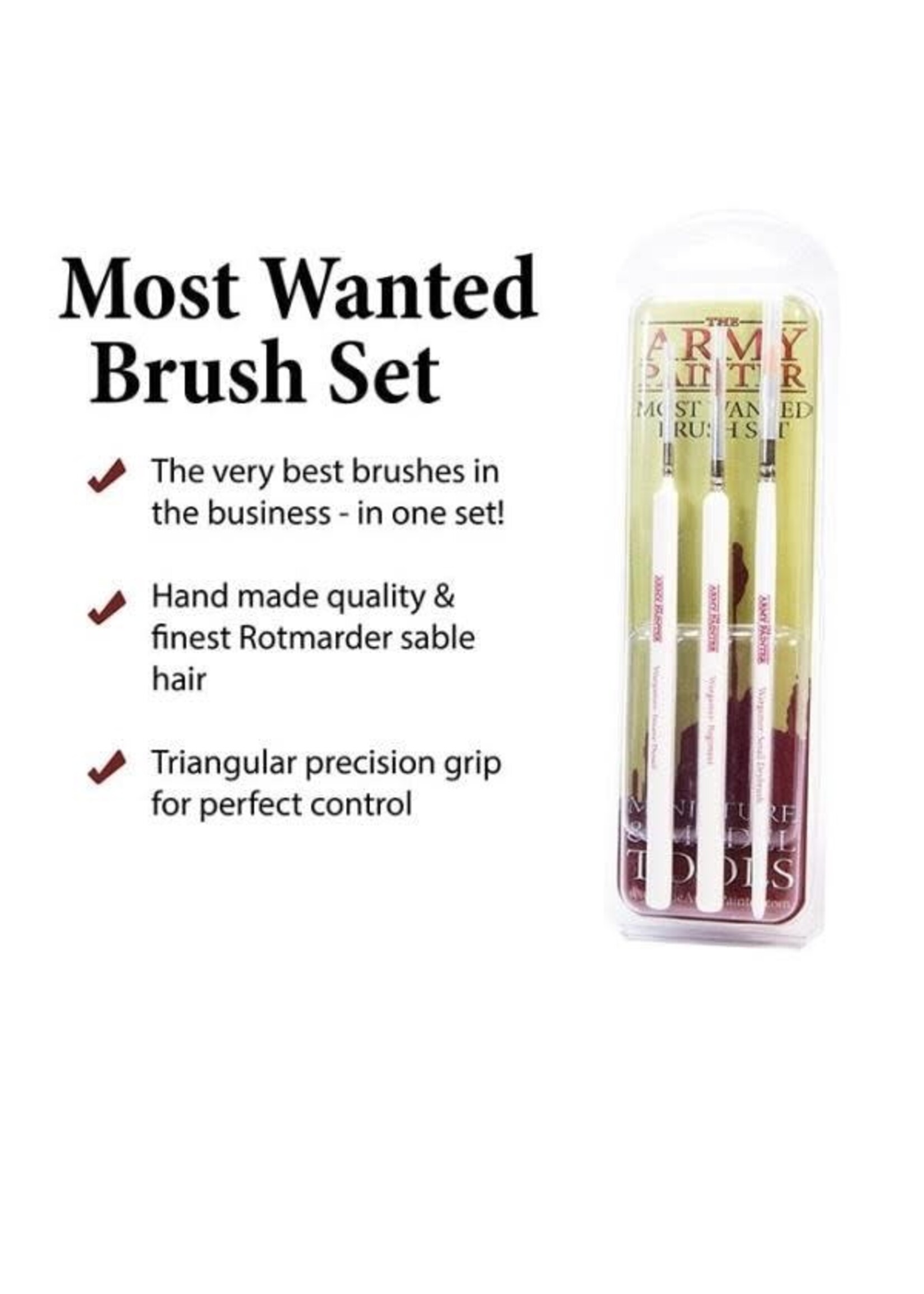 . MOST WANTED BRUSH SET