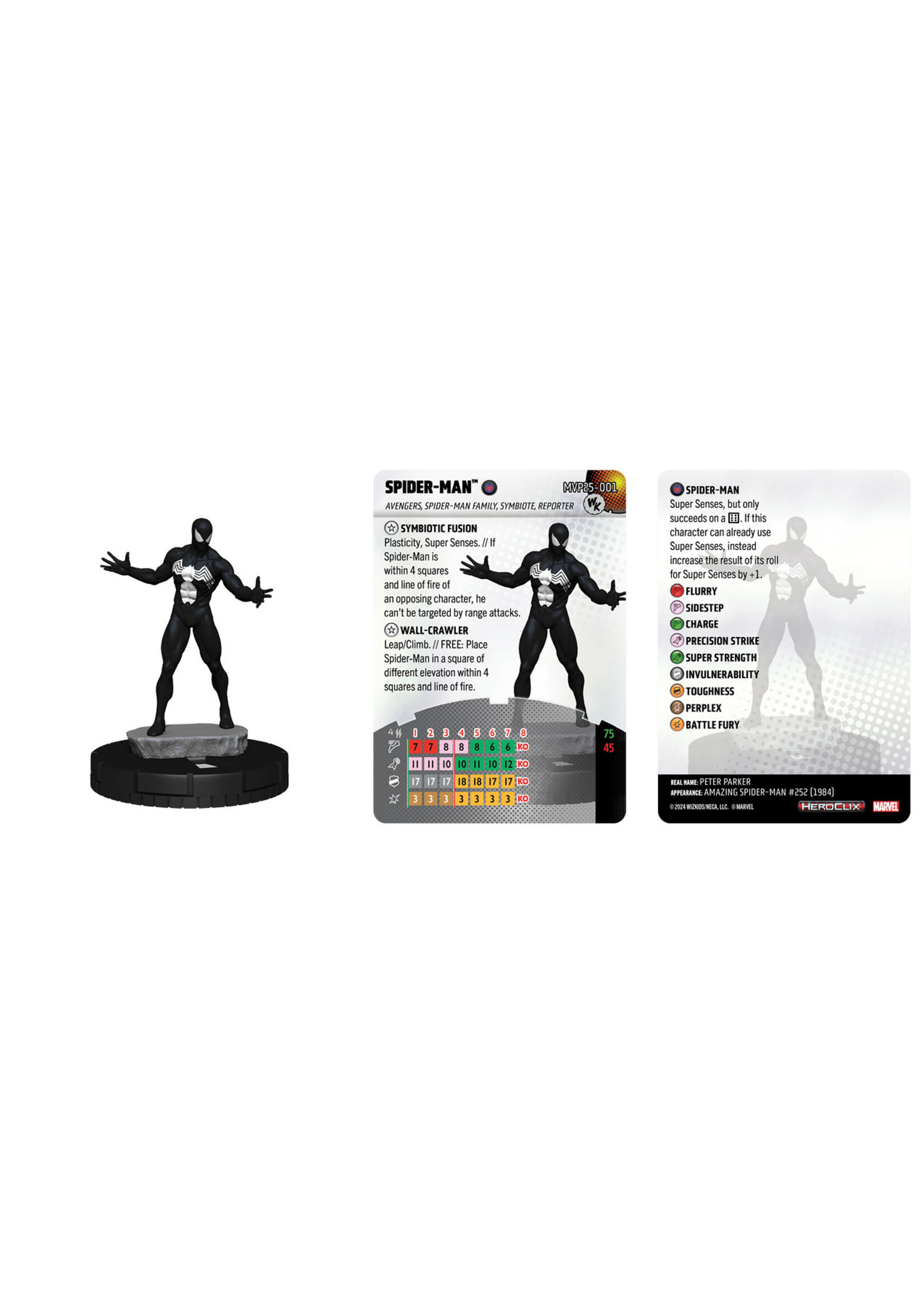 FCBD 2025 MARVEL HEROCLIX BLACK SUIT SPIDER-MAN
