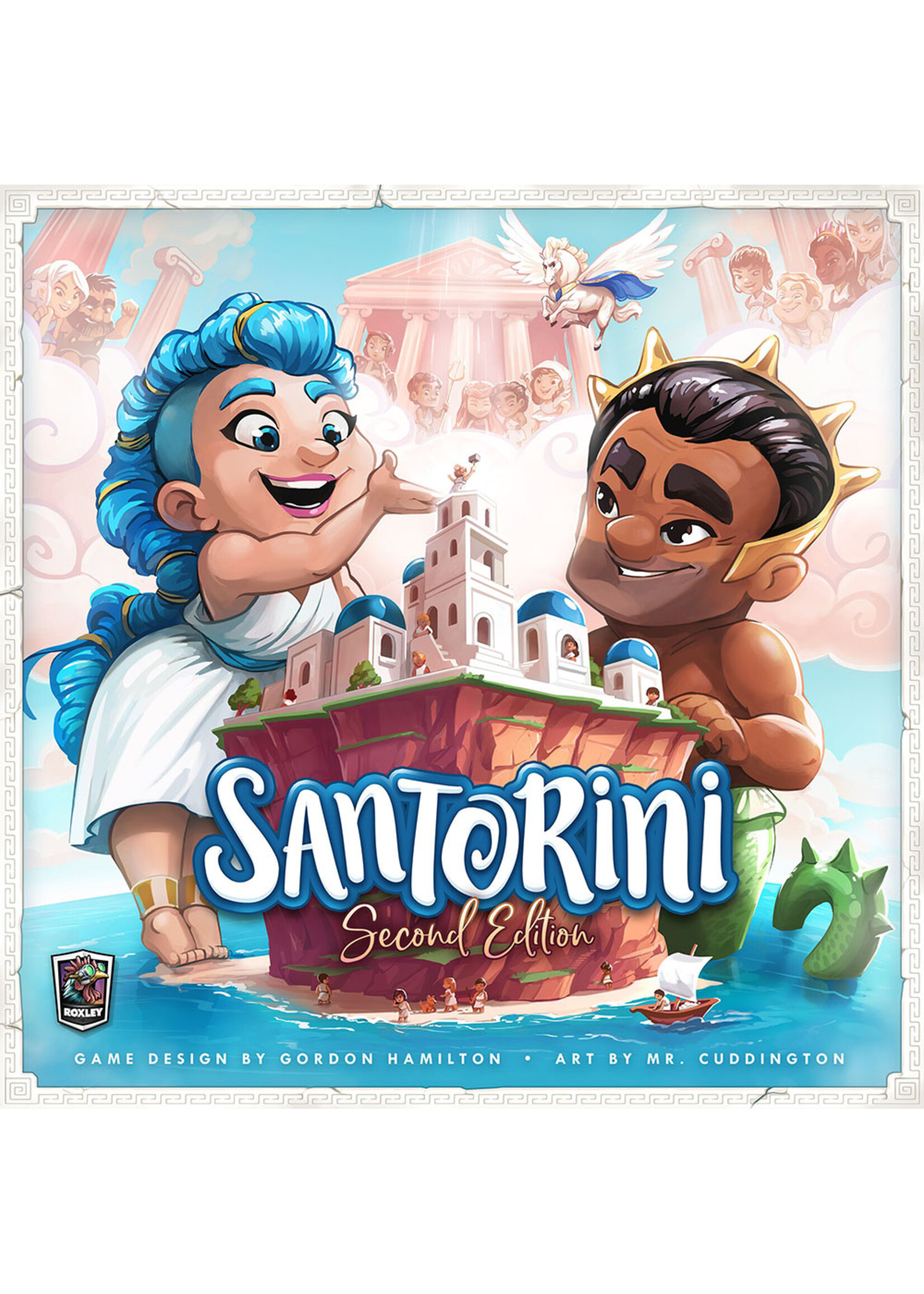 SANTORINI SECOND EDITION BOARD GAME