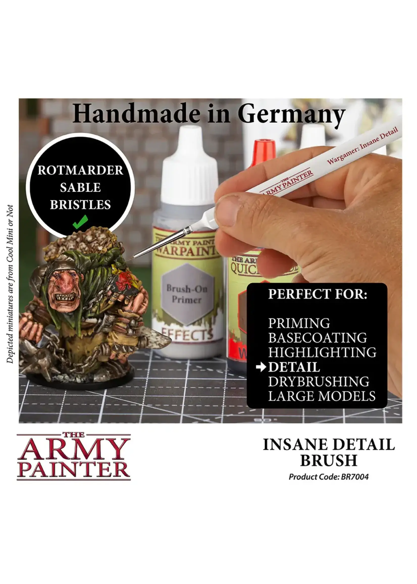 ABRAMS WARGAMER BRUSH - INSANE DETAIL