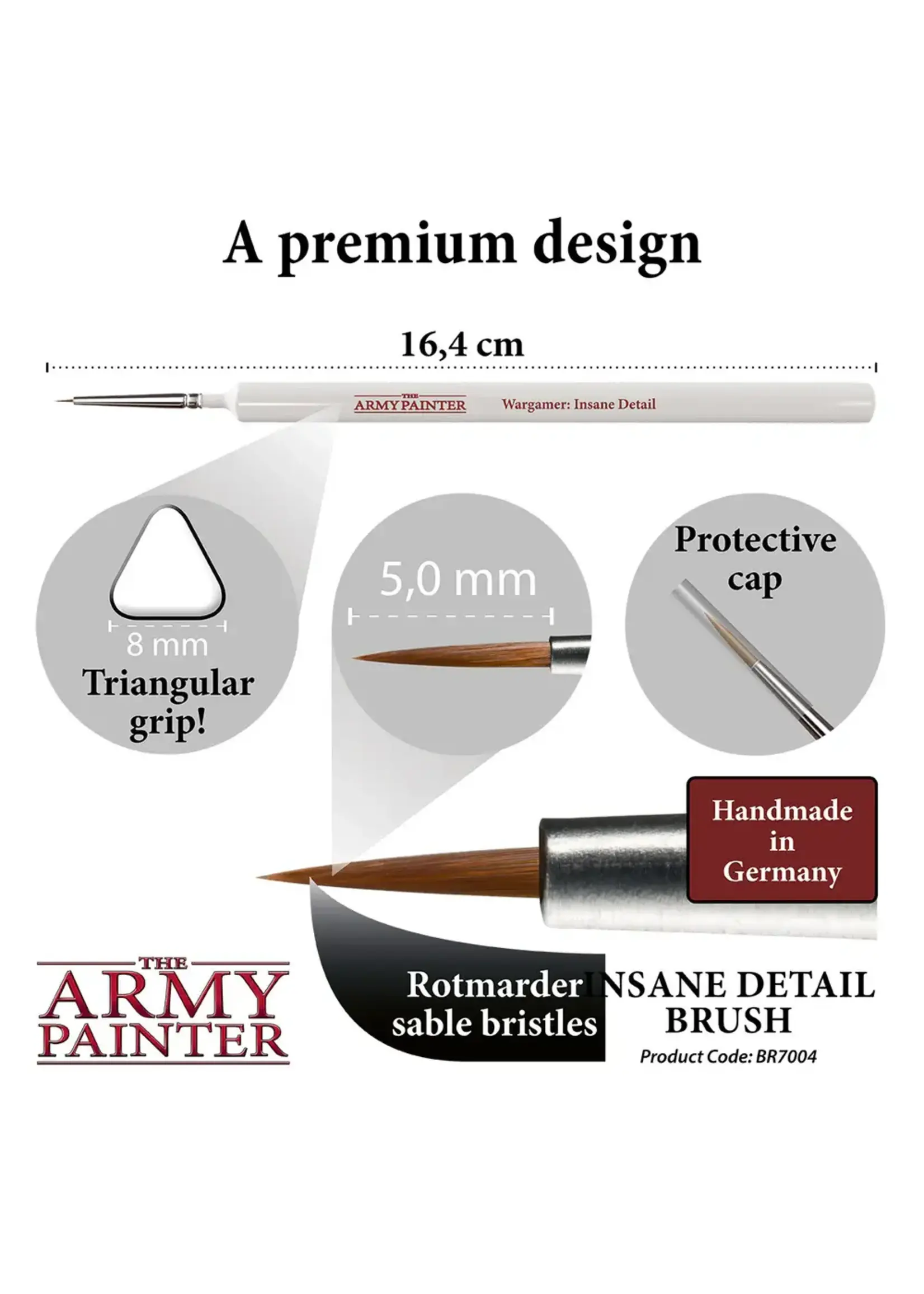 ABRAMS WARGAMER BRUSH - INSANE DETAIL