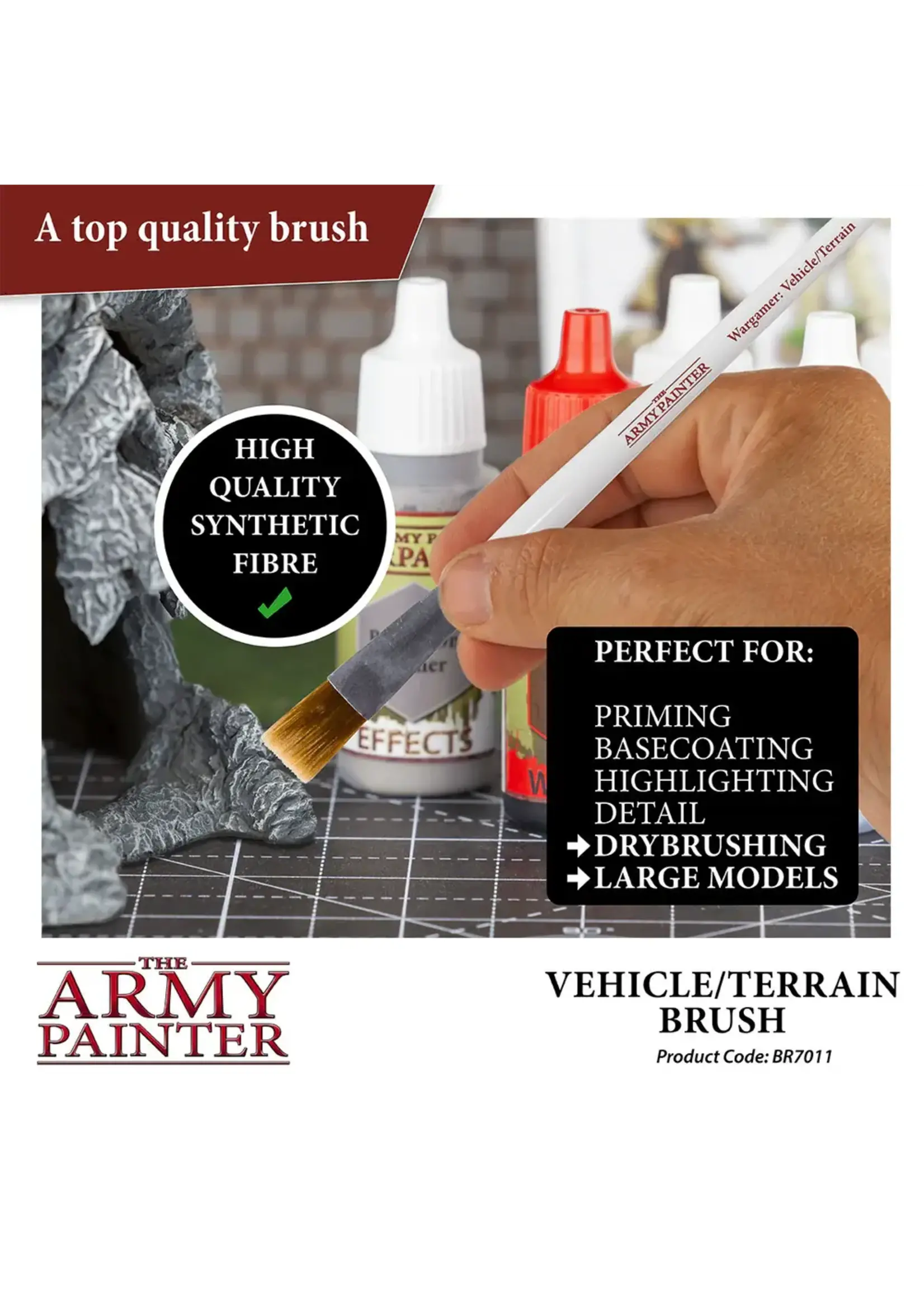 WARGAMER BRUSH - VEHICLE / TERRAIN