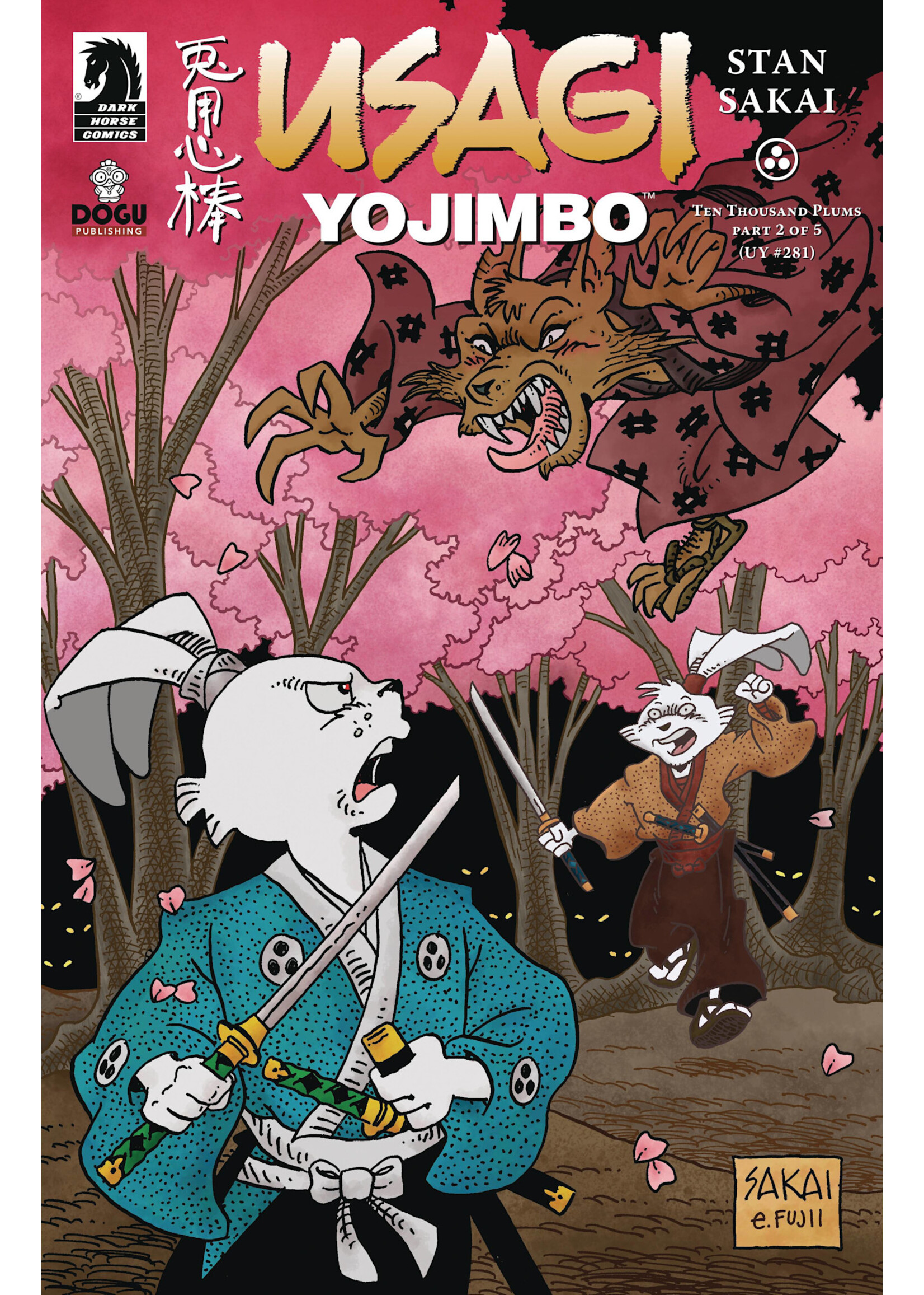 DARK HORSE USAGI YOJIMBO TEN THOUSAND PLUMS #2 CVR A SAKAI