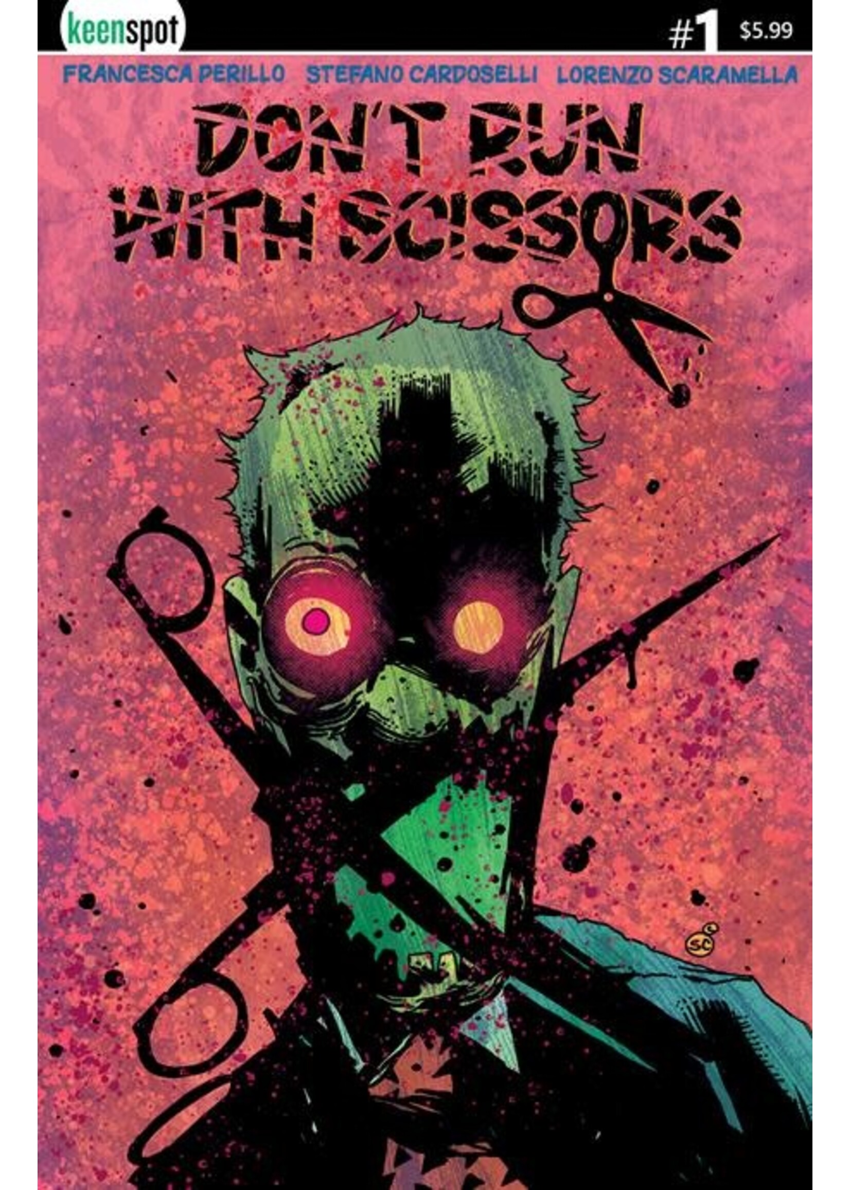 KEENSPOT ENTERTAINMENT DONT RUN WITH SCISSORS #1 CVR A