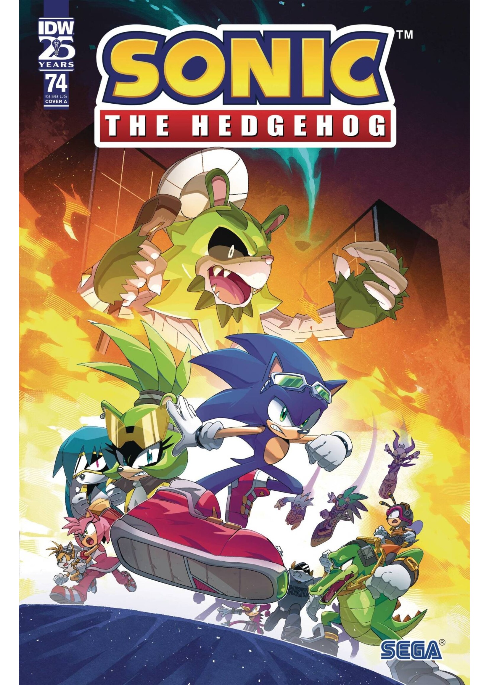 ABRAMS SONIC THE HEDGEHOG #74 CVR A ARQ