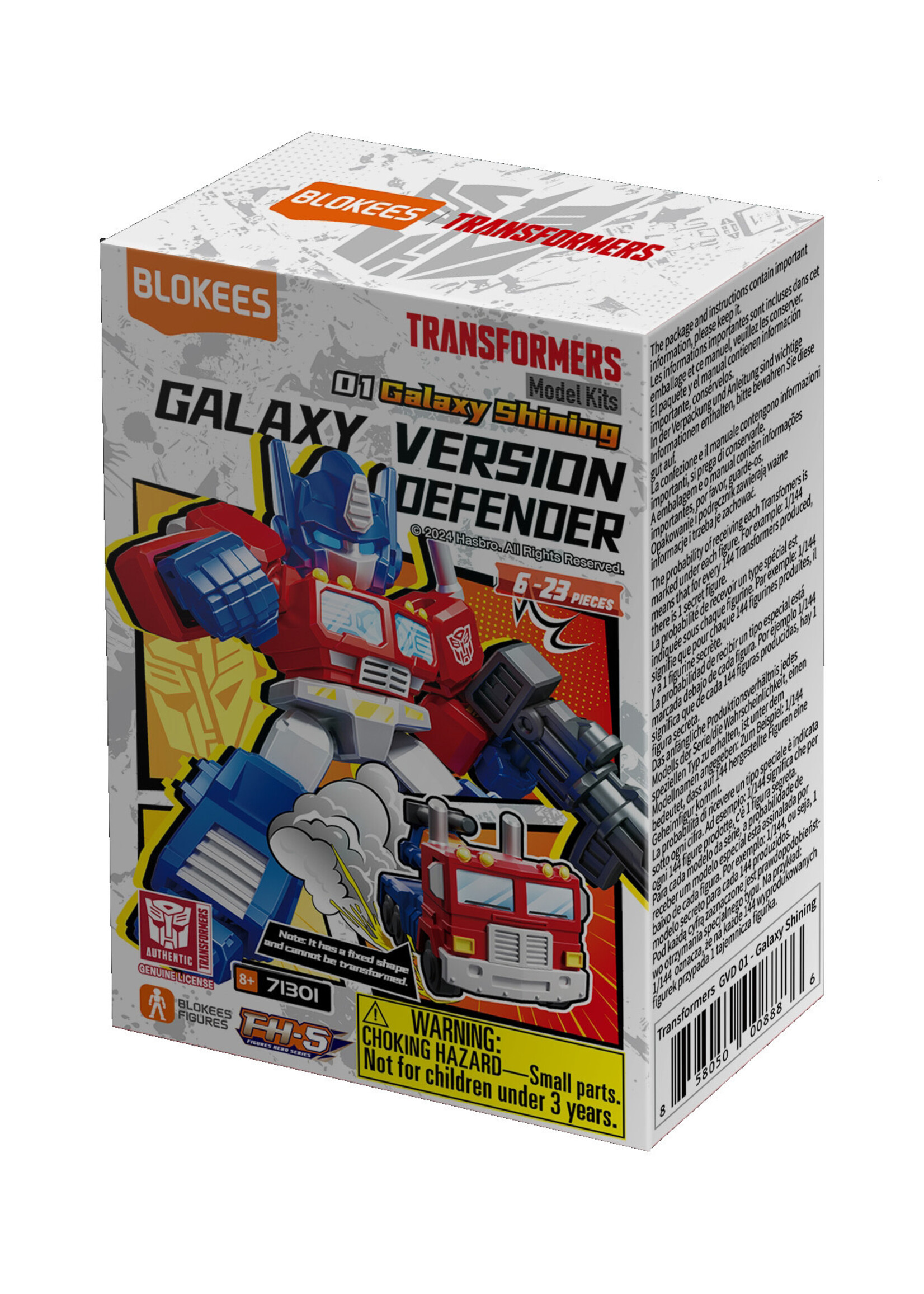 BLOKEES TRANSFORMERS DEFENDER VER 1 MINI MODEL BMB (limit 2)