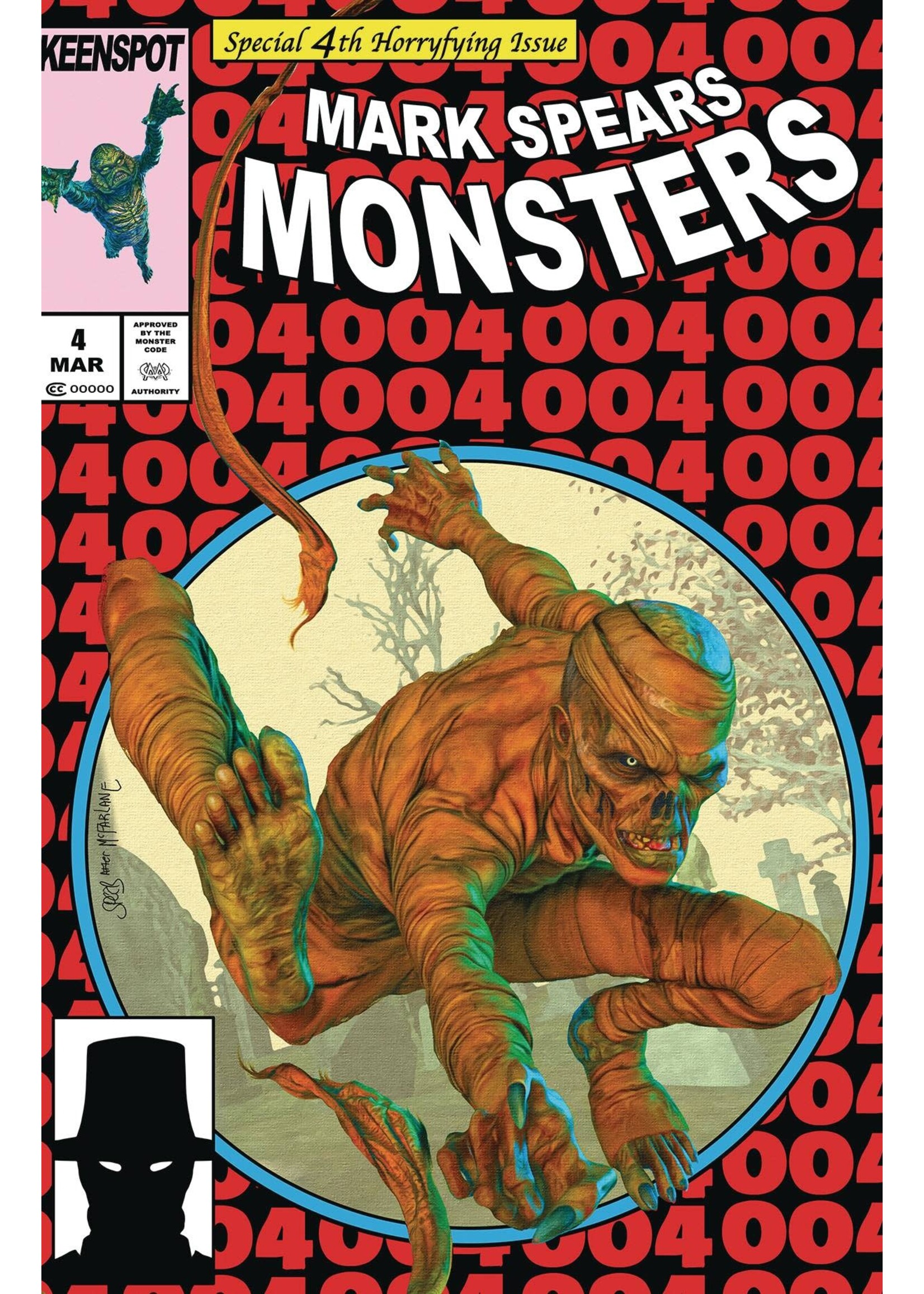 KEENSPOT MARK SPEARS MONSTERS #4 CVR D ASM #300 HOMAGE