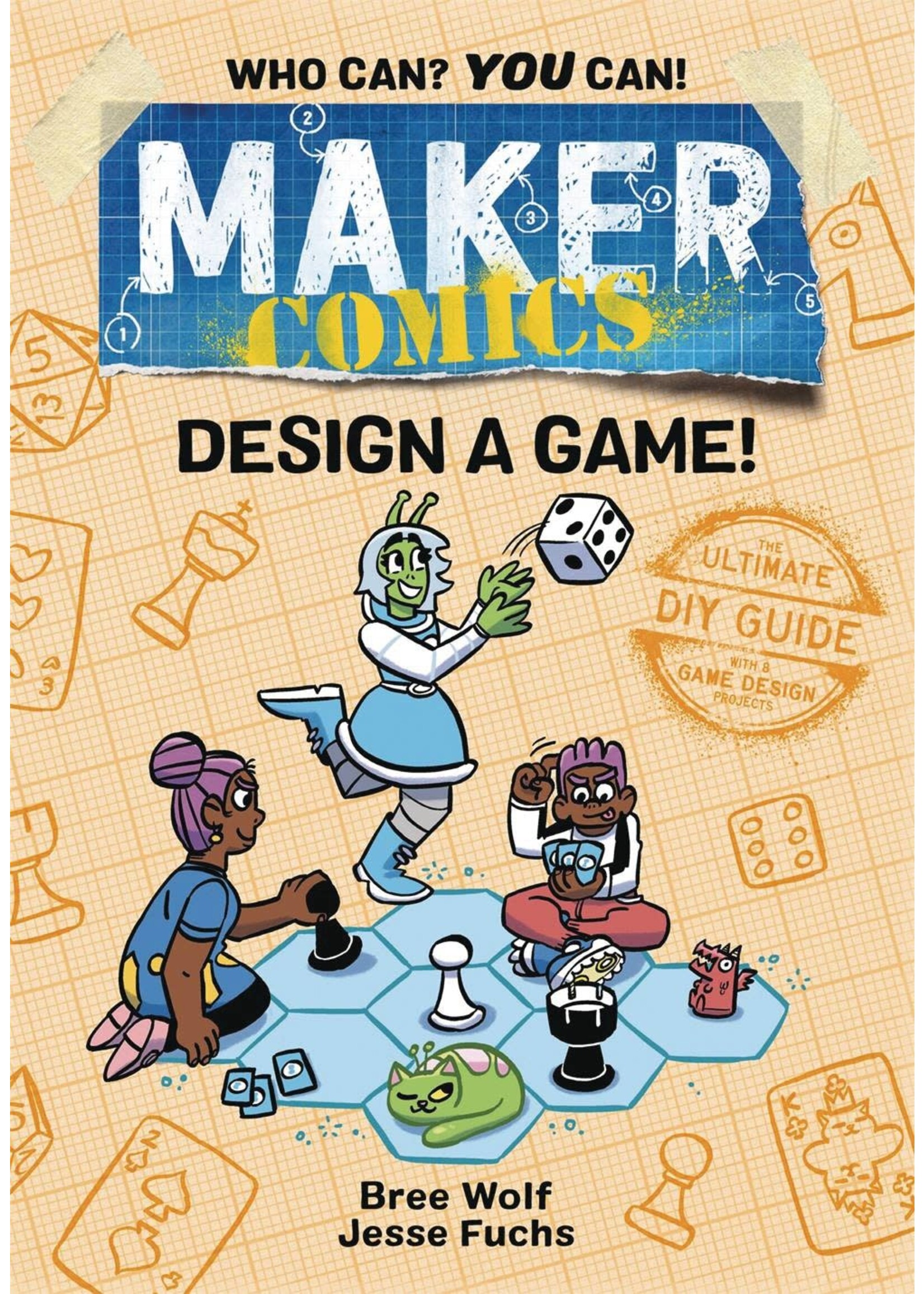 FIRST SECOND BOOKS MAKER COMICS DESIGN A GAME!