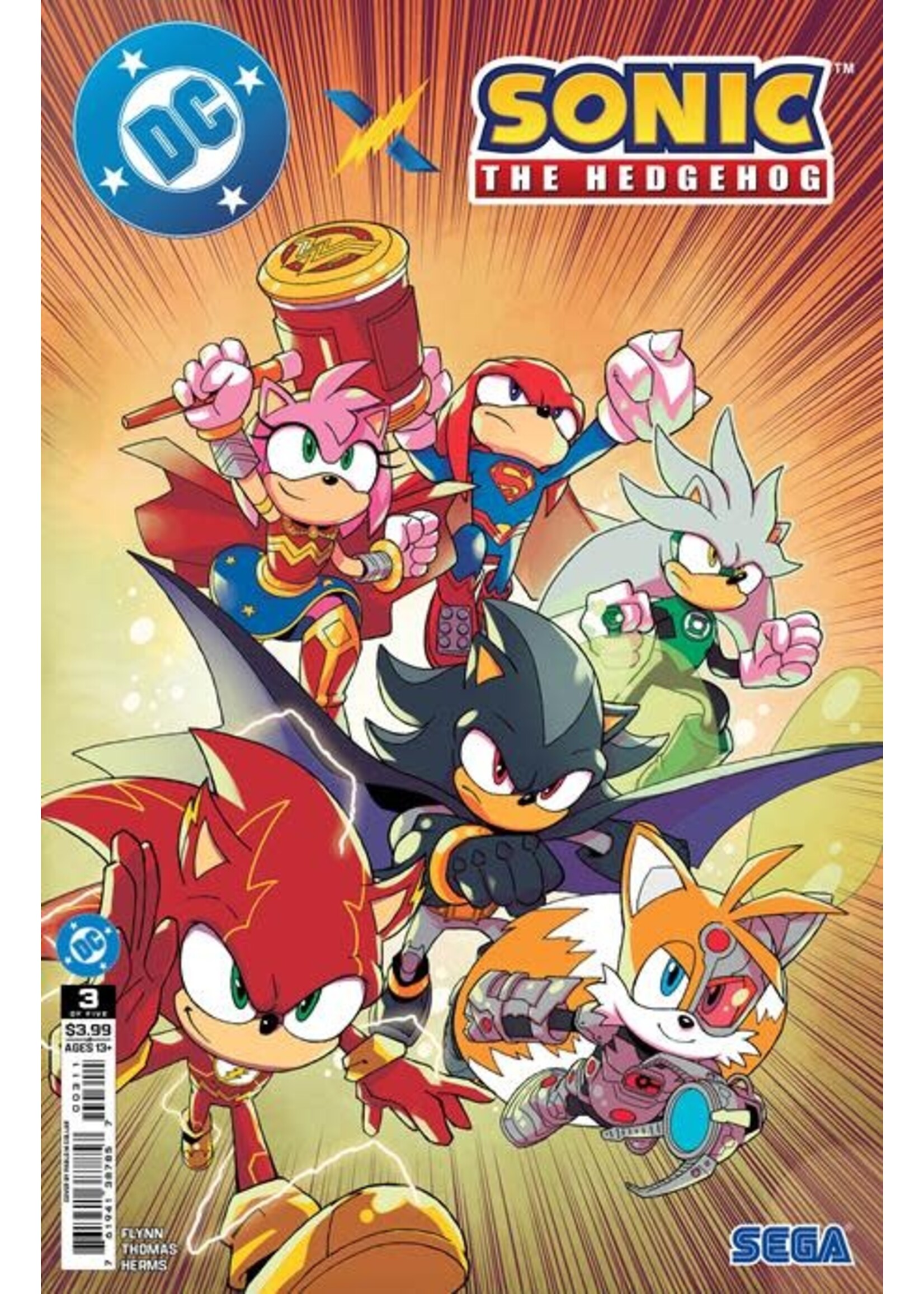 DC X SONIC THE HEDGEHOG (2025) #3 (OF 5) CVR A COLLAR