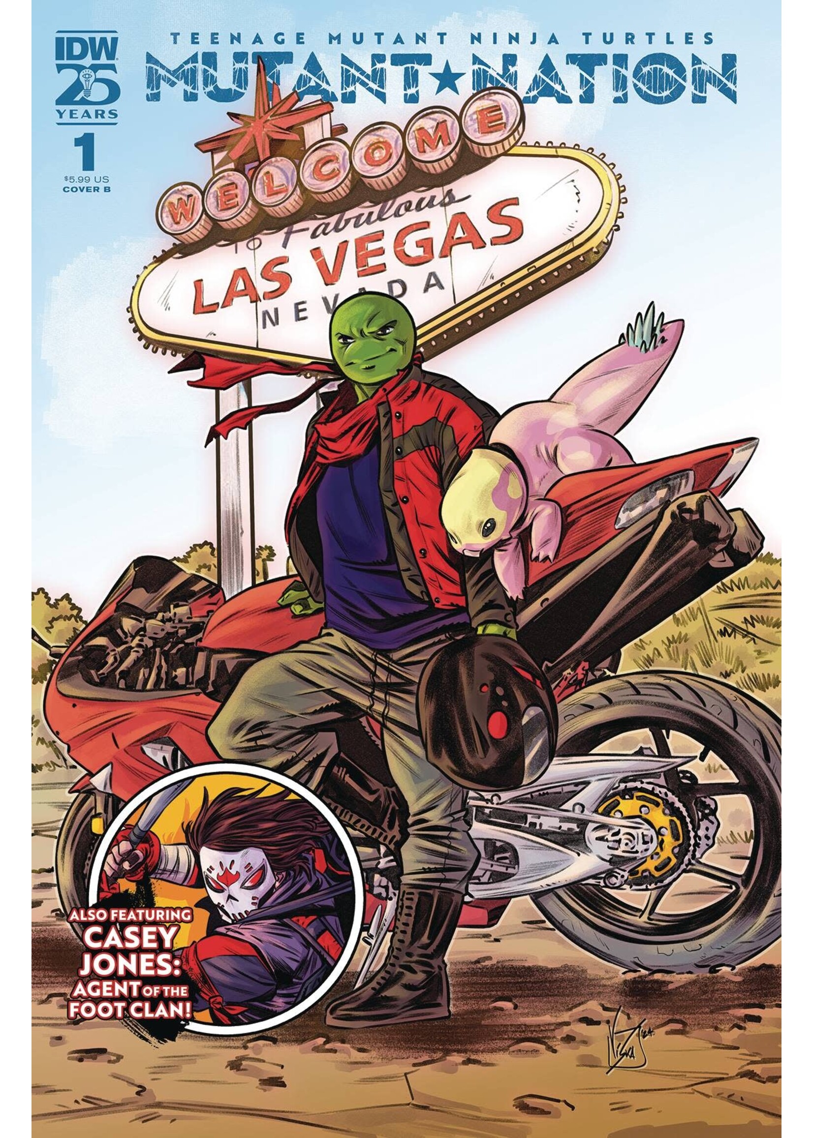 . TMNT MUTANT NATION #1 CVR B FEDERICI