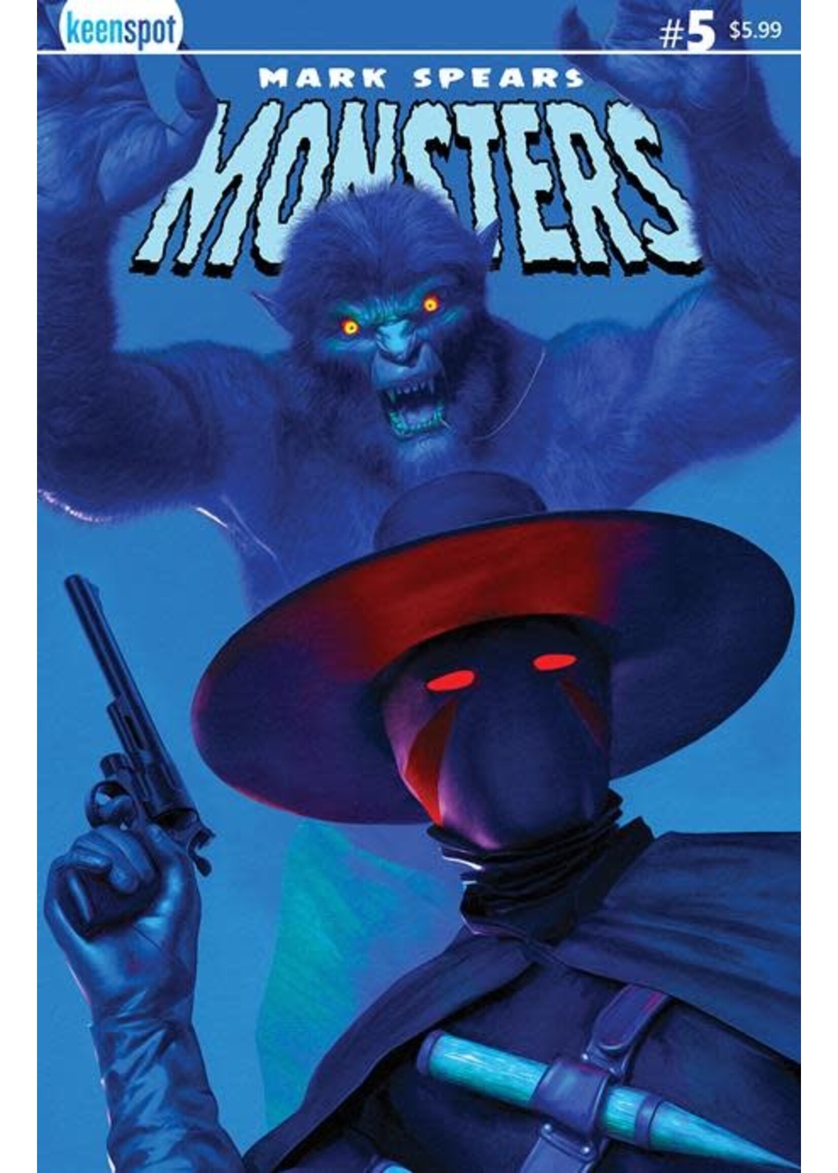 KEEPSPOT ENTERTAINMENT MARK SPEARS MONSTERS #5 CVR A SPEARS THE FIGHT