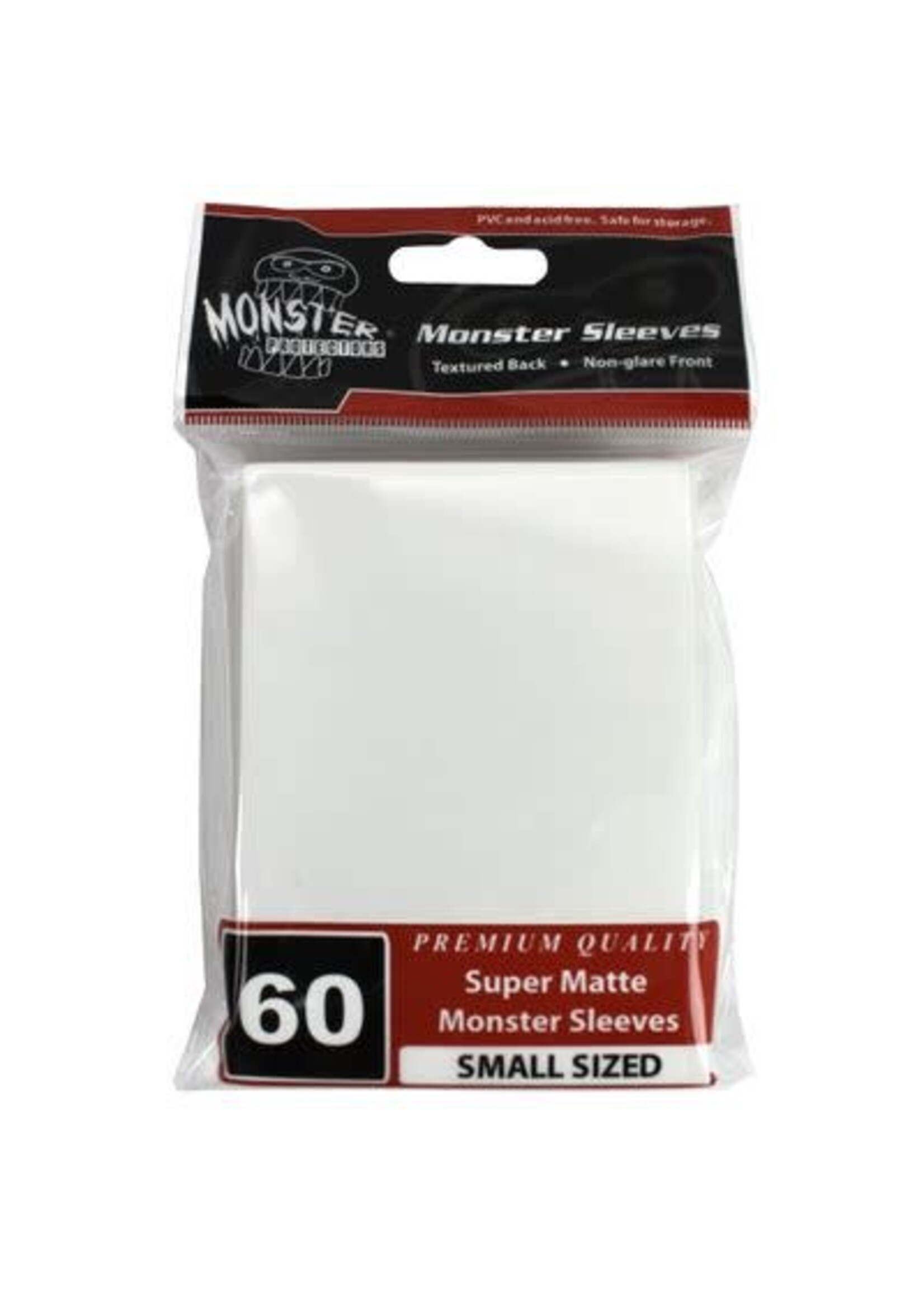 . Monster Protectors 60 Small Sleeves White