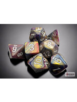 CHESSEX MINI FESTIVE 7-DIE SET CAROUSEL/WHITE