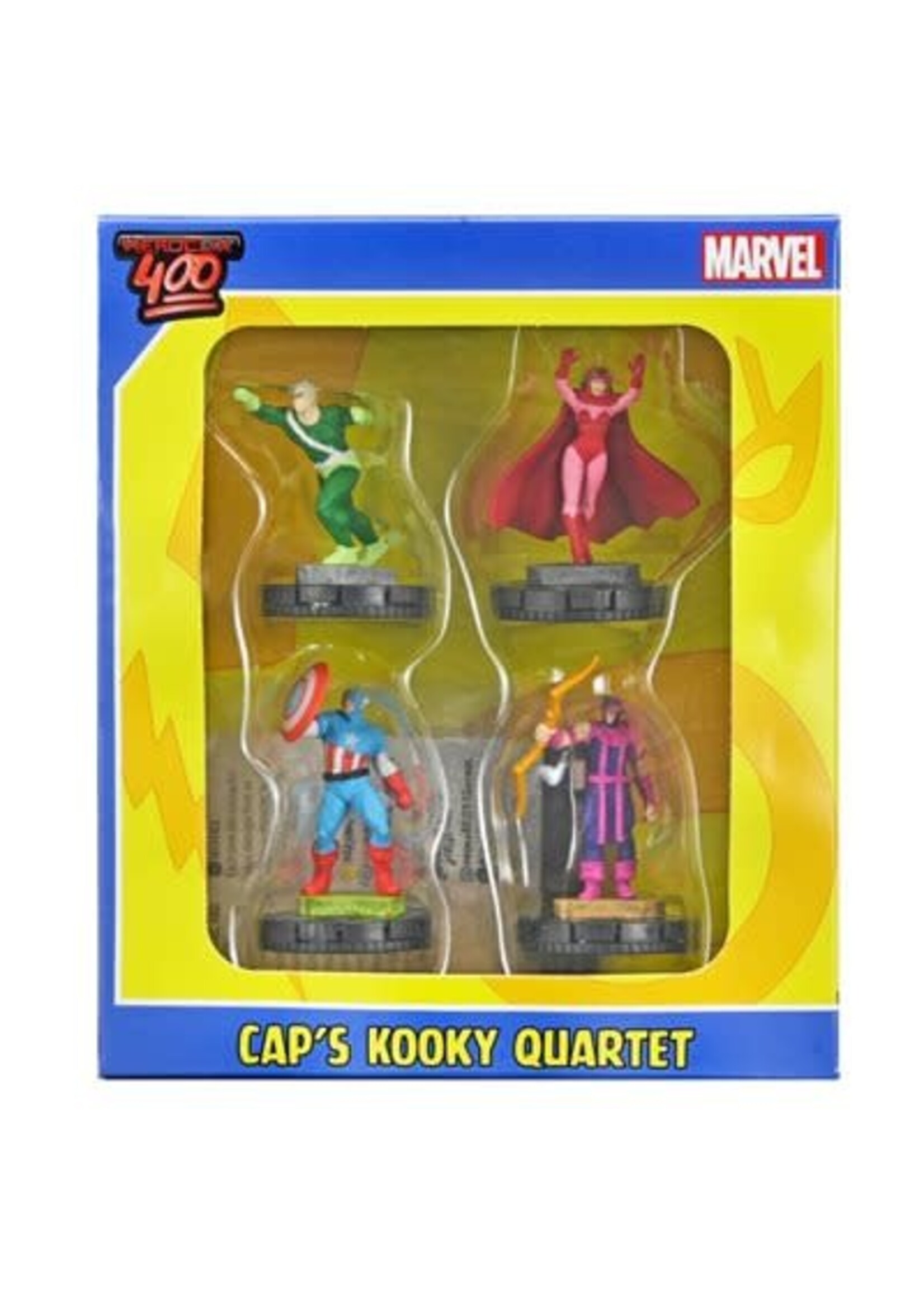 MARVEL HEROCLIX 400 CAP'S KOOKY QUARTET