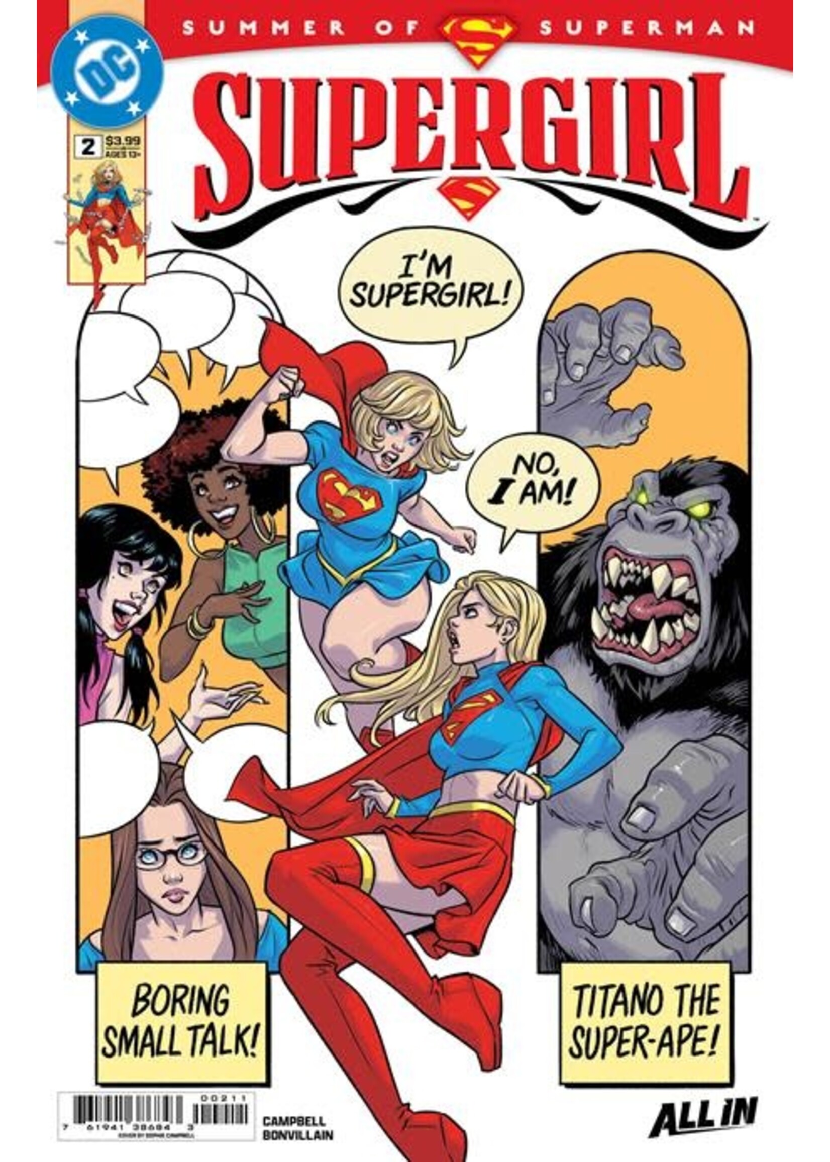 DC COMICS SUPERGIRL (2025) #2 CVR A CAMPBELL