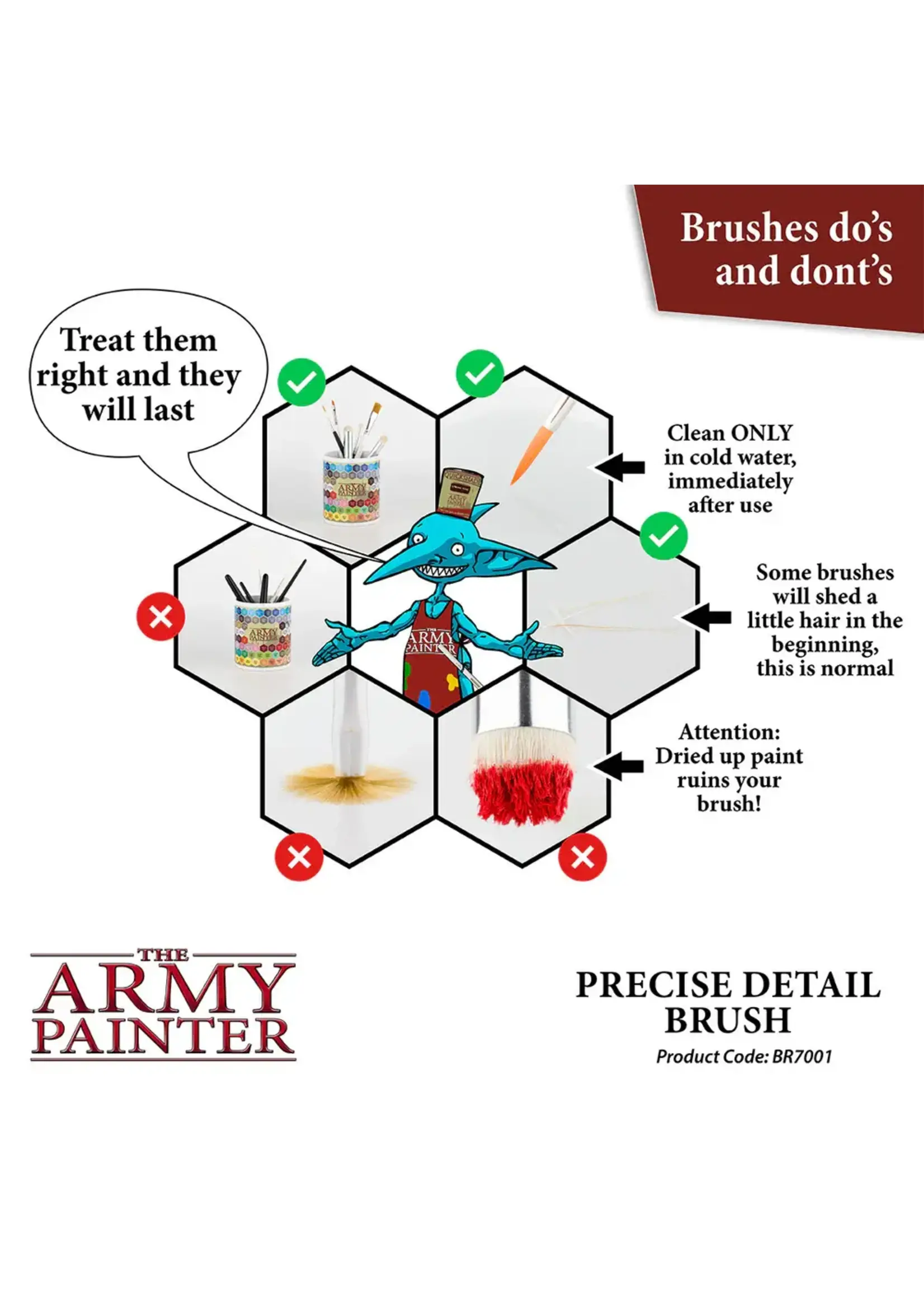 . HOBBY BRUSH - PRECISE DETAIL
