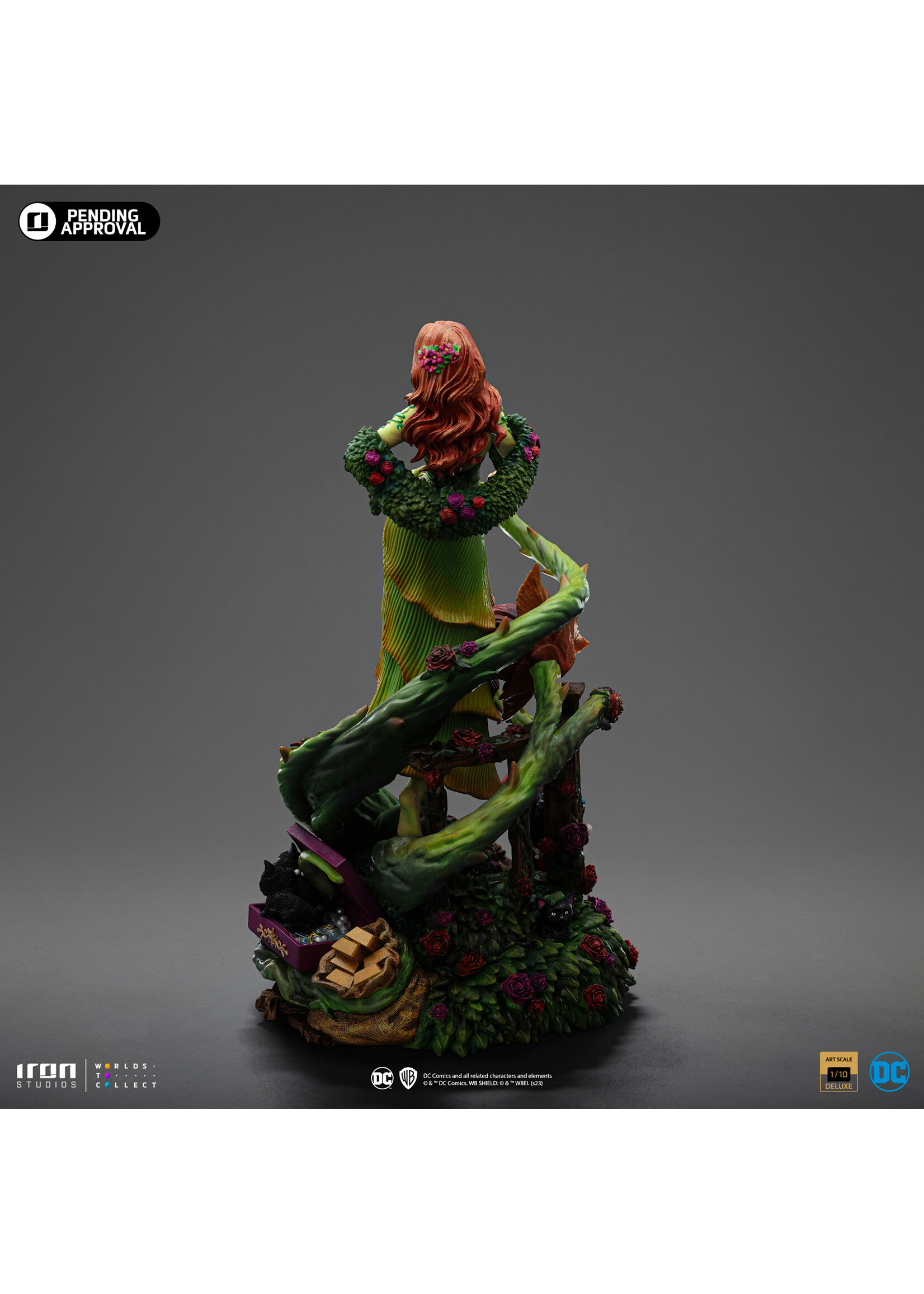 DC POISON IVY GOTHAM CITY SIRENS DLX 1/10 SCALE STATUE