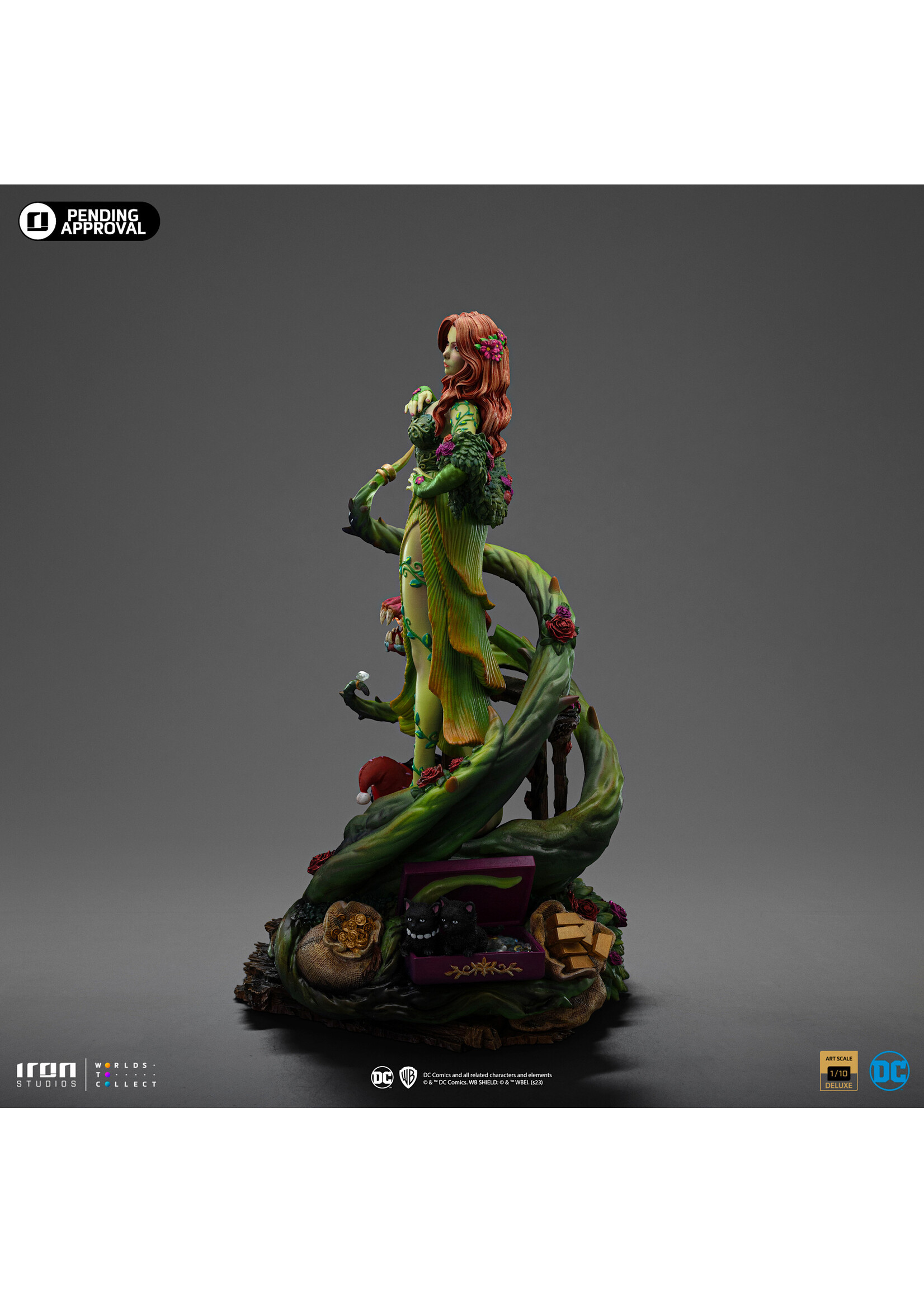 DC POISON IVY GOTHAM CITY SIRENS DLX 1/10 SCALE STATUE
