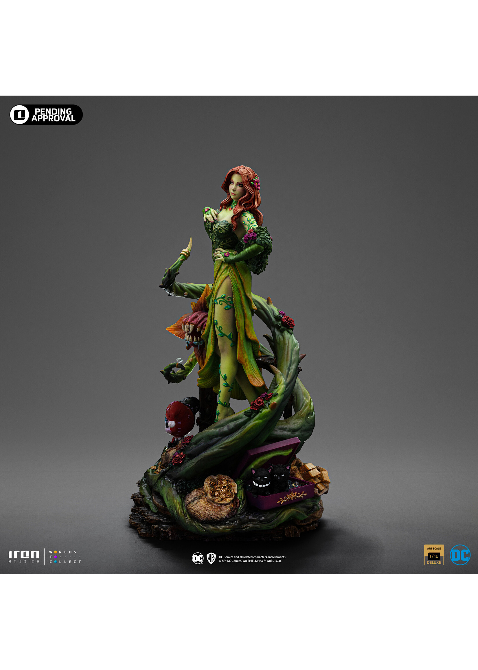 DC POISON IVY GOTHAM CITY SIRENS DLX 1/10 SCALE STATUE