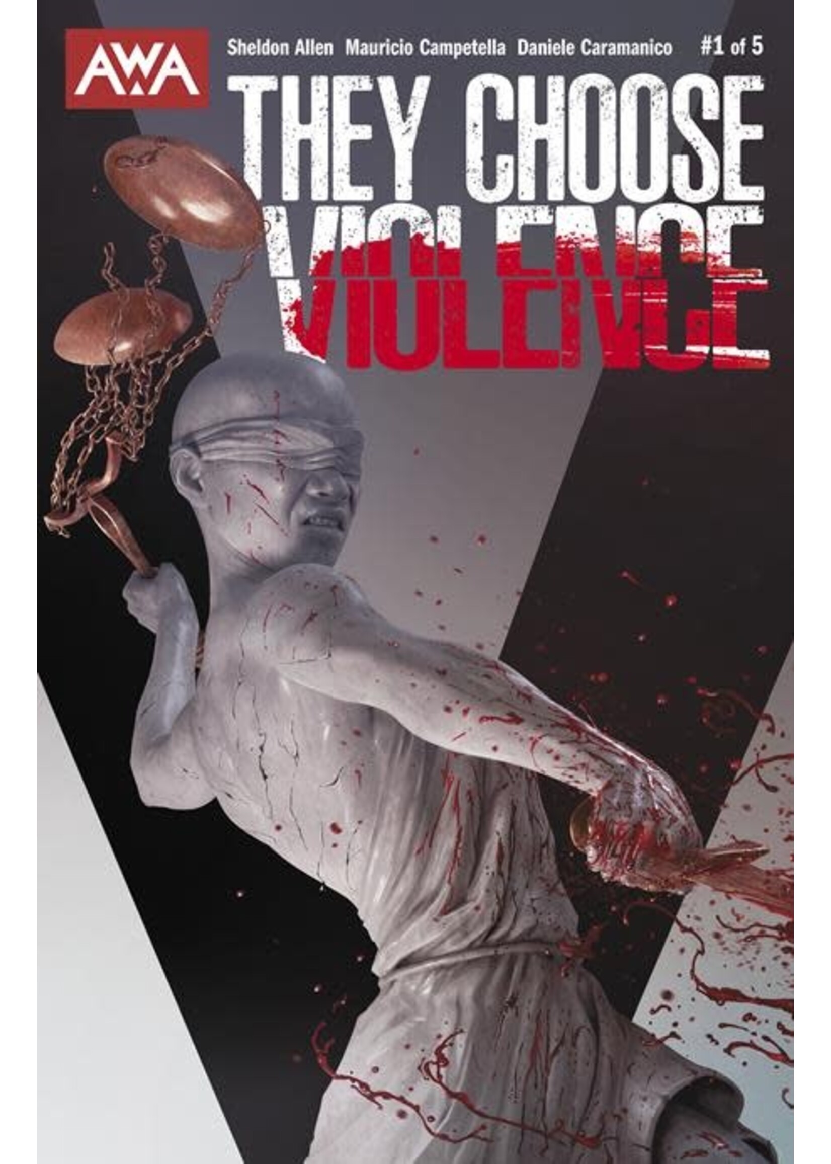 THEY CHOOSE VIOLENCE #1 (OF 5) CVR A RAHZZAH (MR)