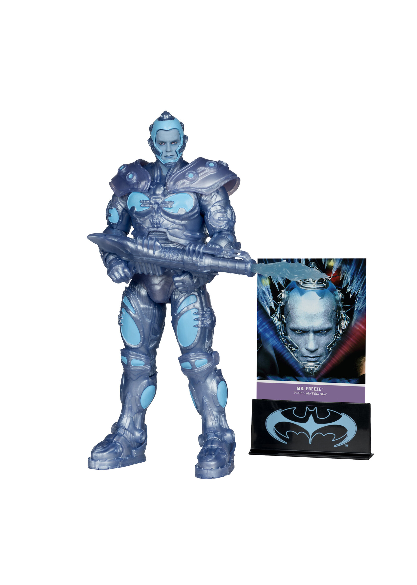DC MULTIVERSE 7" - MR. FREEZE (BATMAN AND ROBIN) (BLACK LIGHT) (GOLD LABEL)