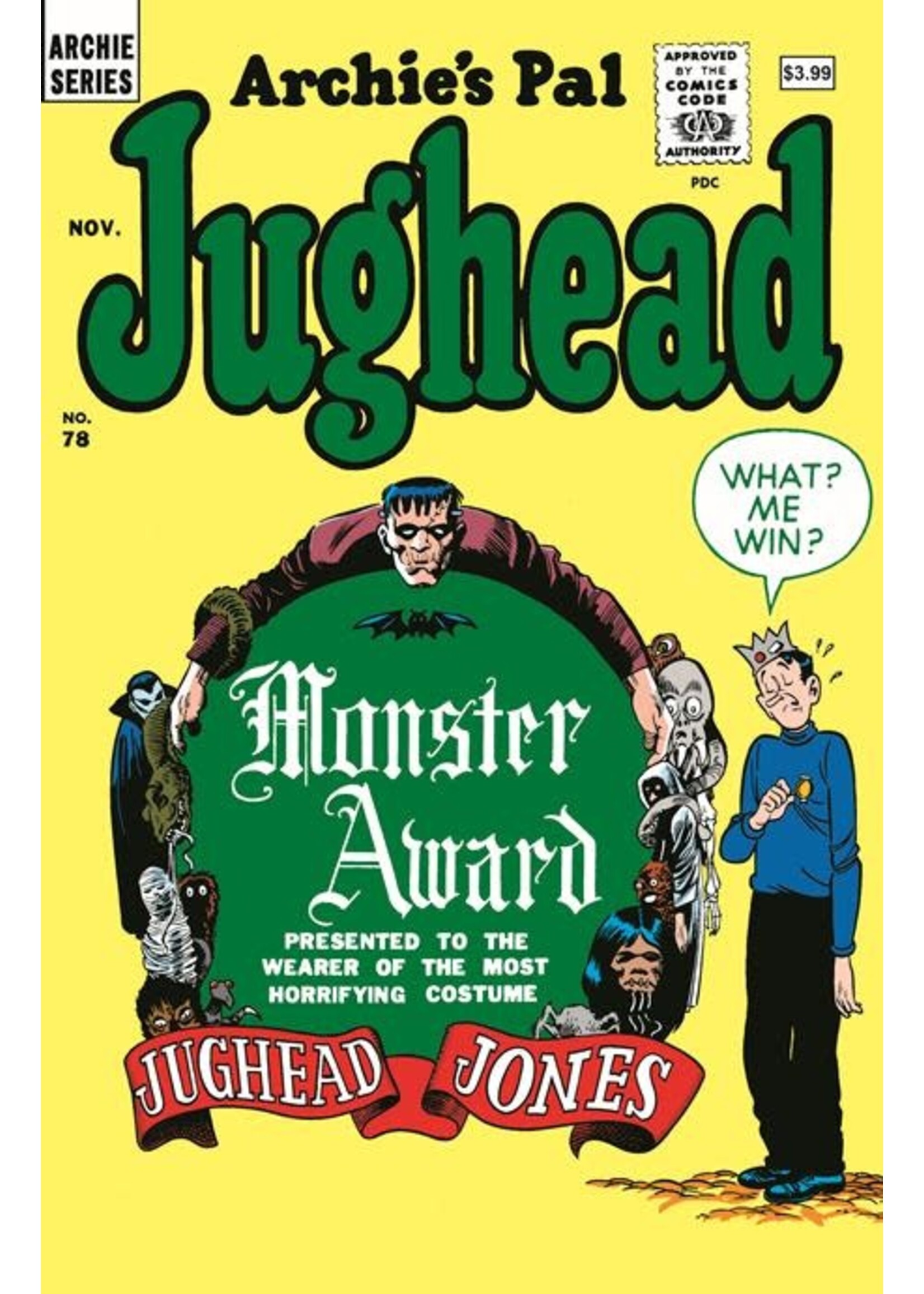 ARCHIE COMIC PUBLICATIONS ARCHIES PAL JUGHEAD #78 FACSIMILE EDITION