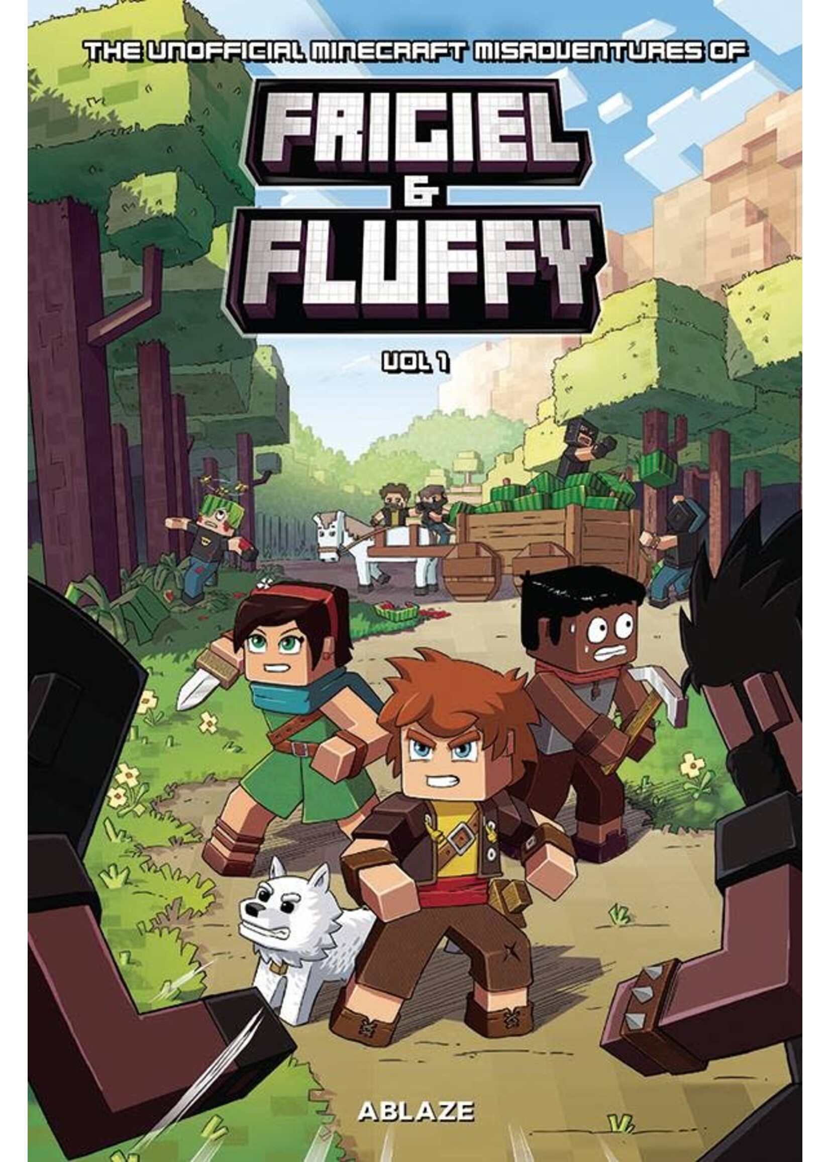 ABLAZE PUBLISHING MINECRAFT INSPIRED MISADV FRIGIEL & FLUFFY HC VOL 01