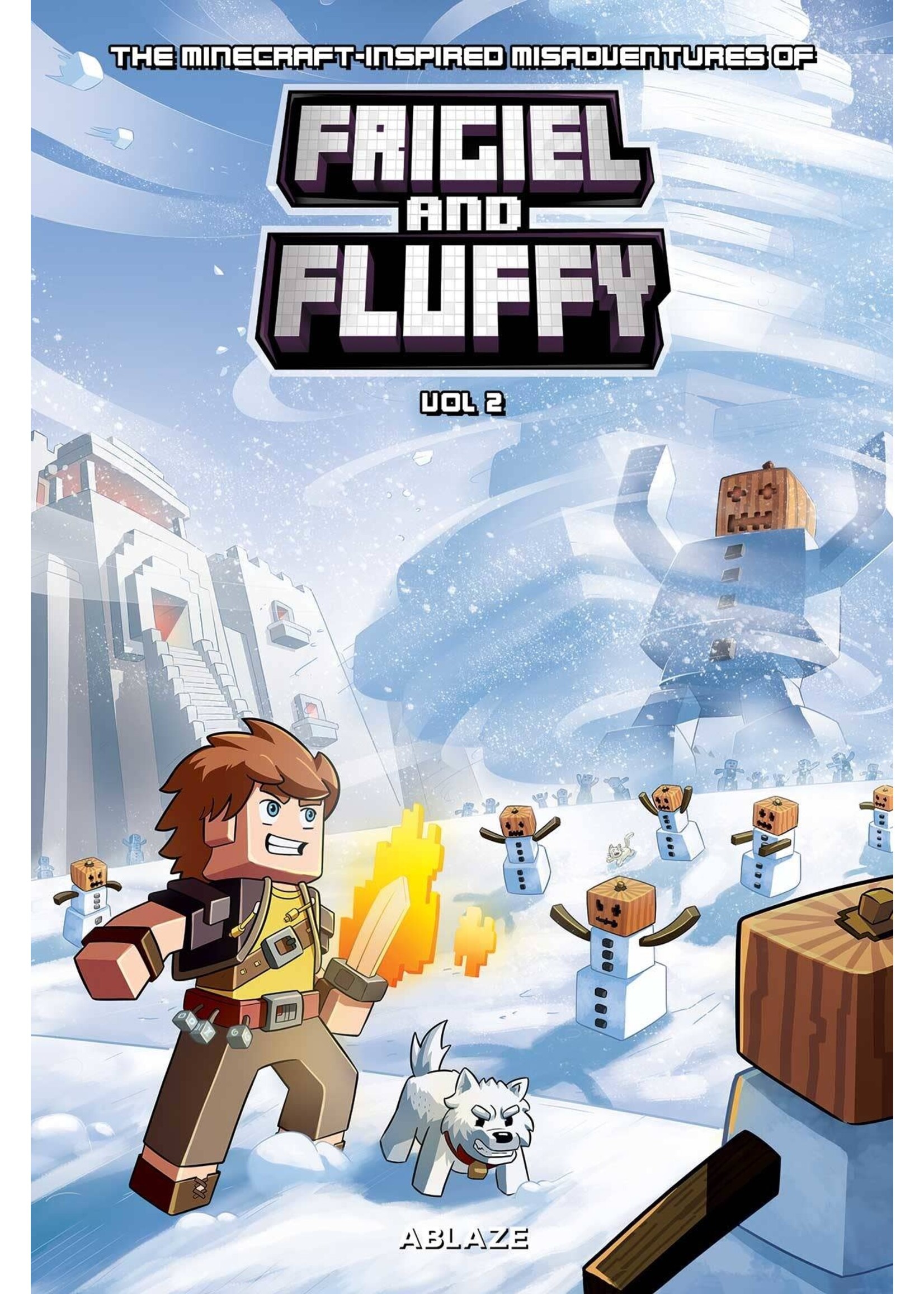 ABLAZE PUBLISHING MINECRAFT INSPIRED MISADV FRIGIEL & FLUFFY HC VOL 02