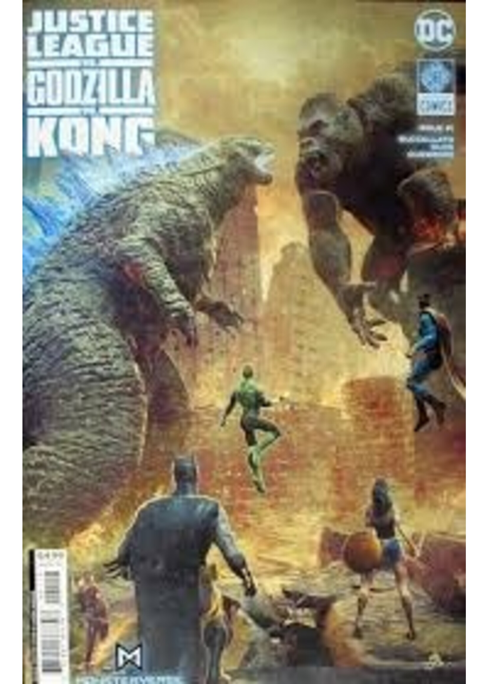 DC COMICS JL VS GODZILLA VS KONG complete 7 issue series