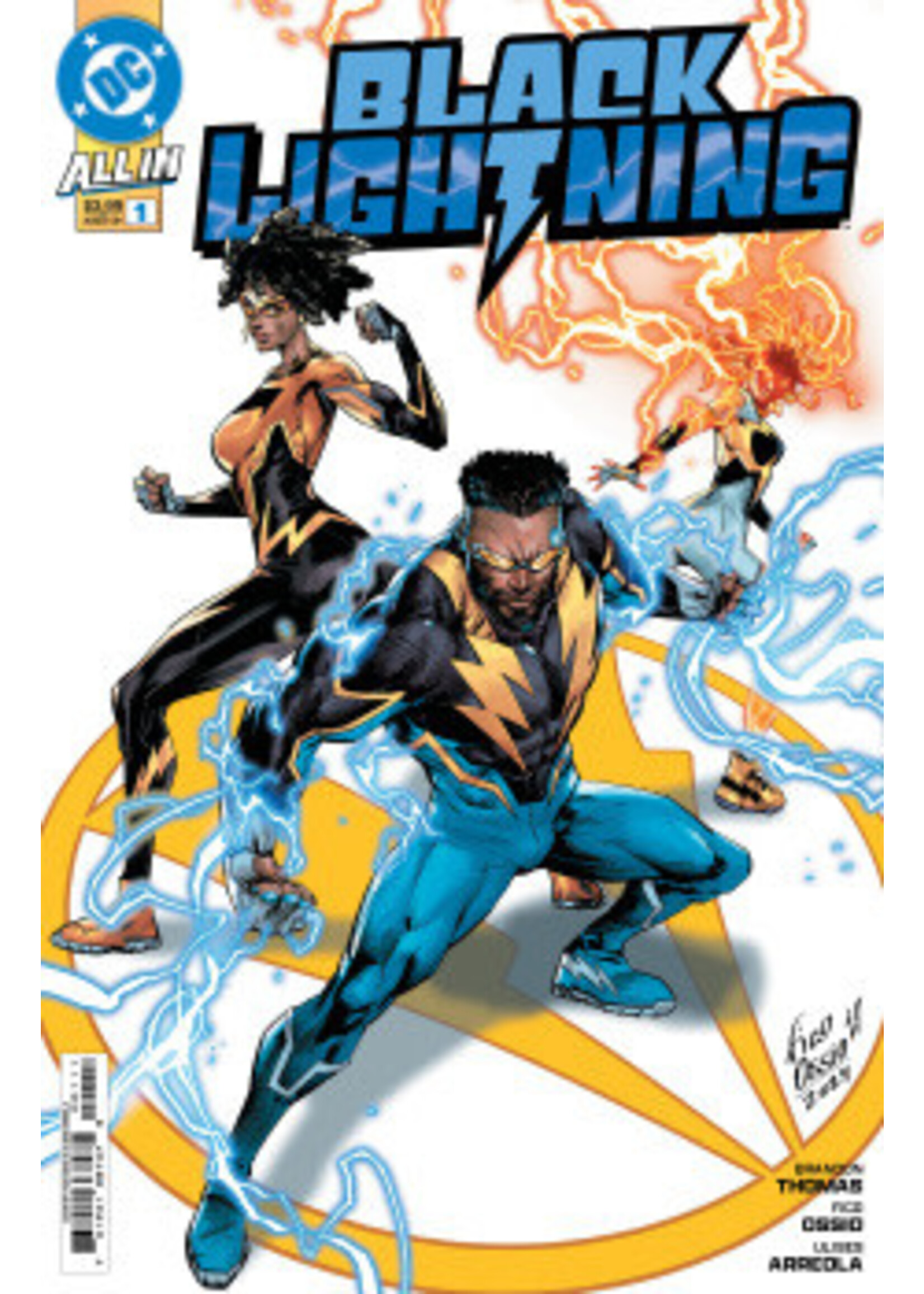 DC COMICS BLACK LIGHTNING (2024) complete 5 issue series