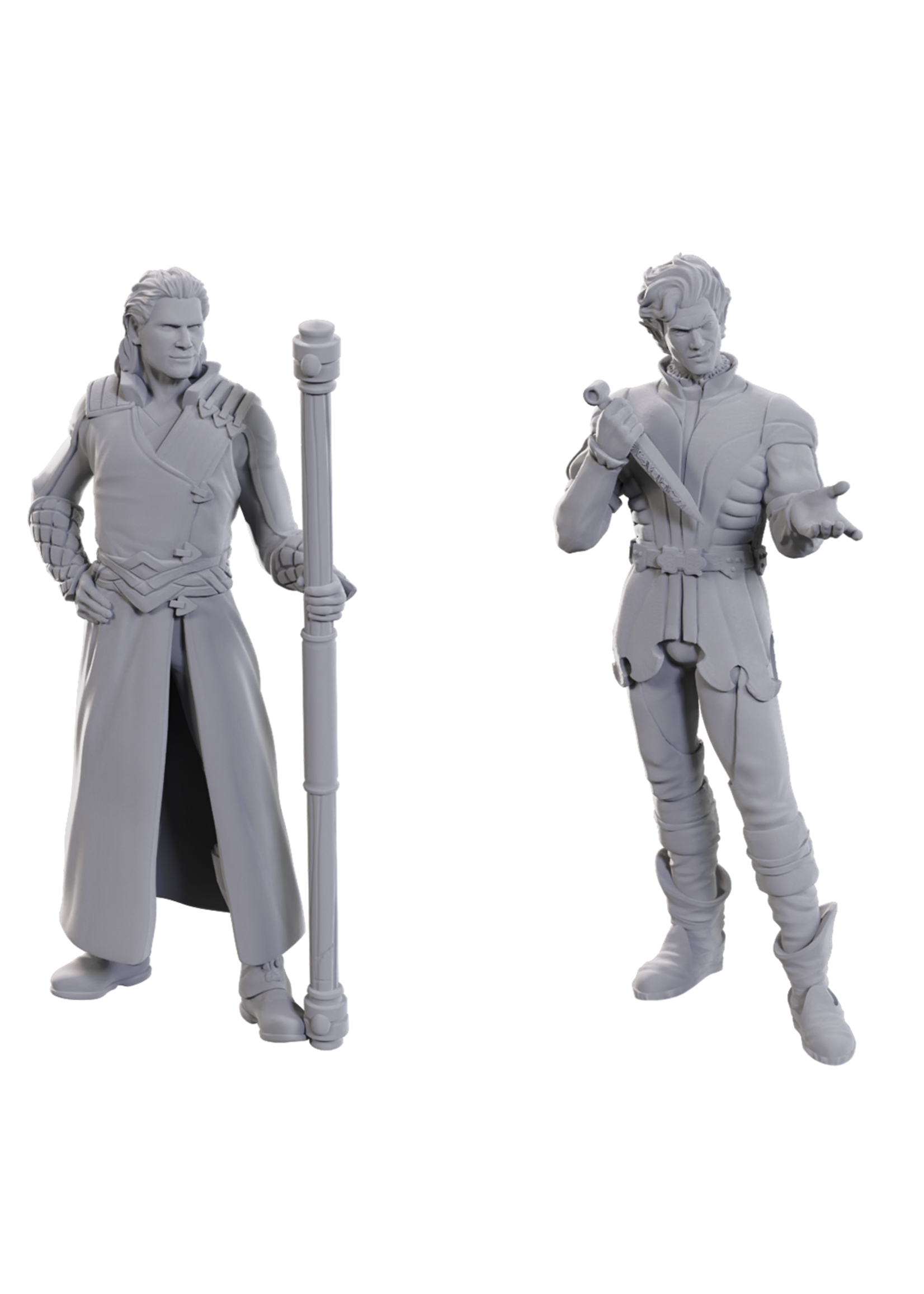 DND UNPAINTED MINIS BALDUR'S GATE 3 GALE & ASTARION