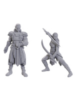 DND UNPAINTED MINIS BALDUR'S GATE 3 JAHEIRA & HALSIN