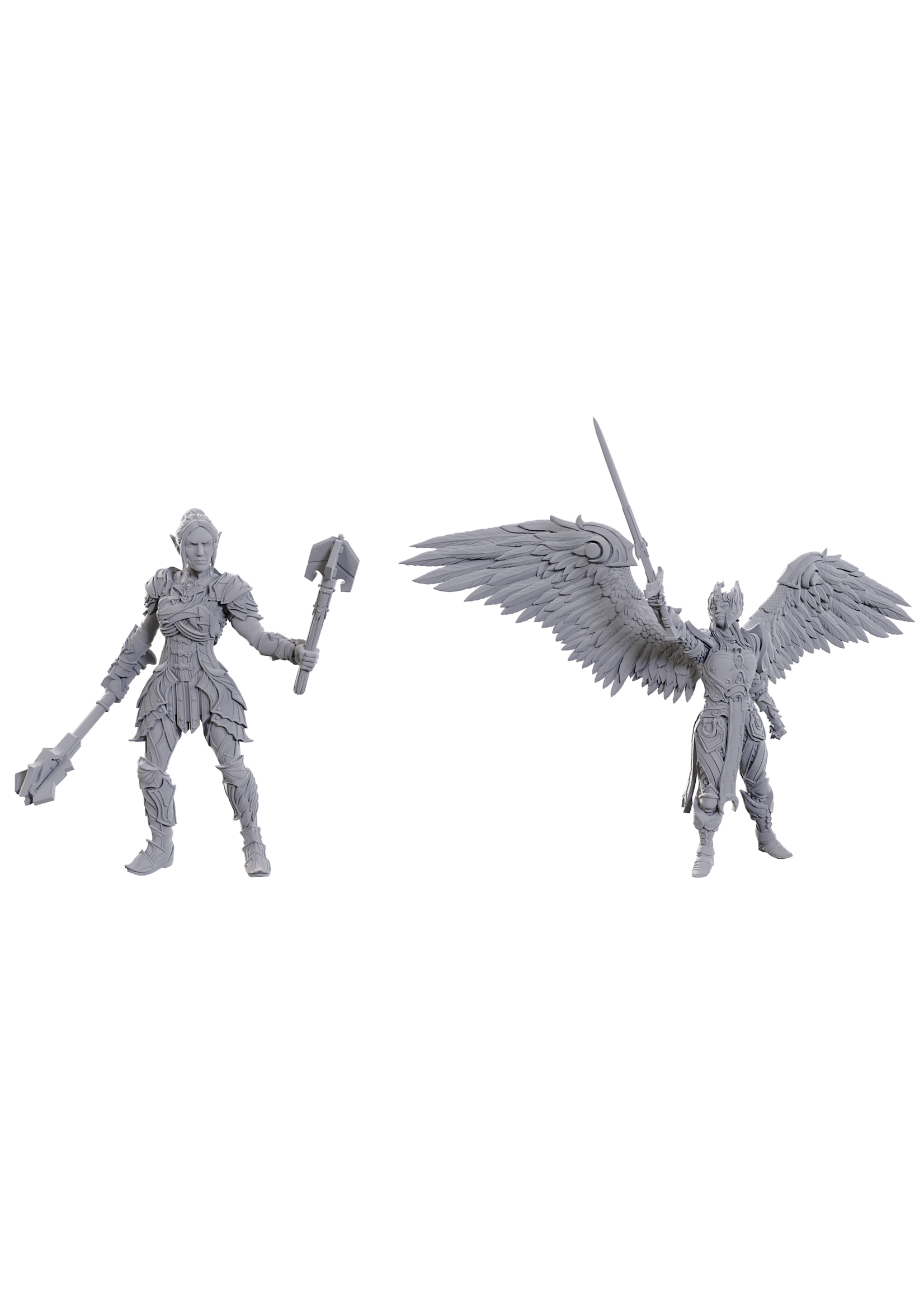 DND UNPAINTED MINIS BALDUR'S GATE 3 DAME AYLIN & MINTHARA