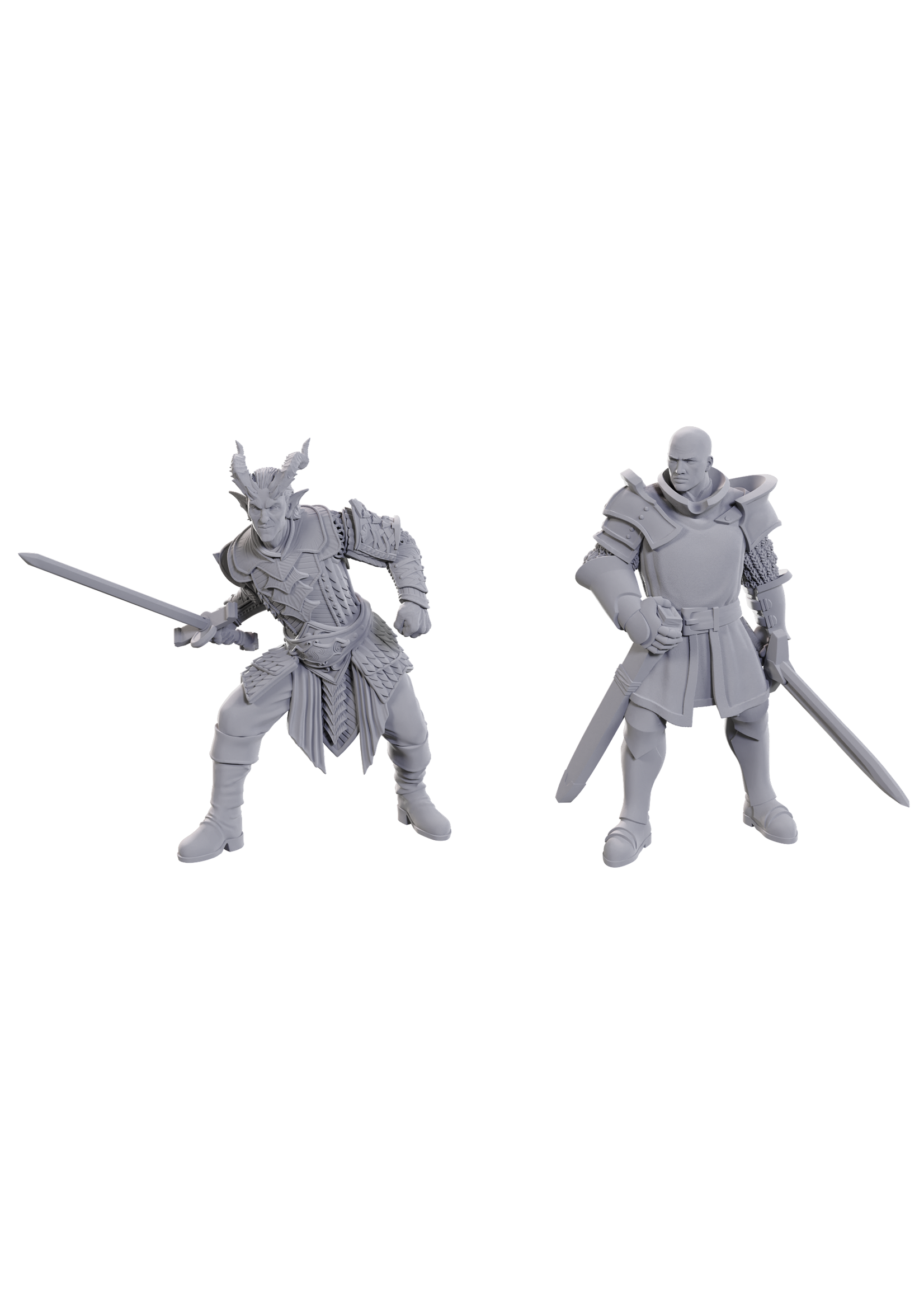 DND UNPAINTED MINIS BALDUR'S GATE 3 ULDER RAVENGARD & ZEVLOR
