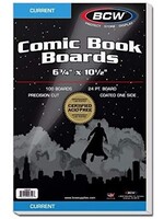 BCW COMIC BOOK BOARDS CURRENT (PACK OF 100)