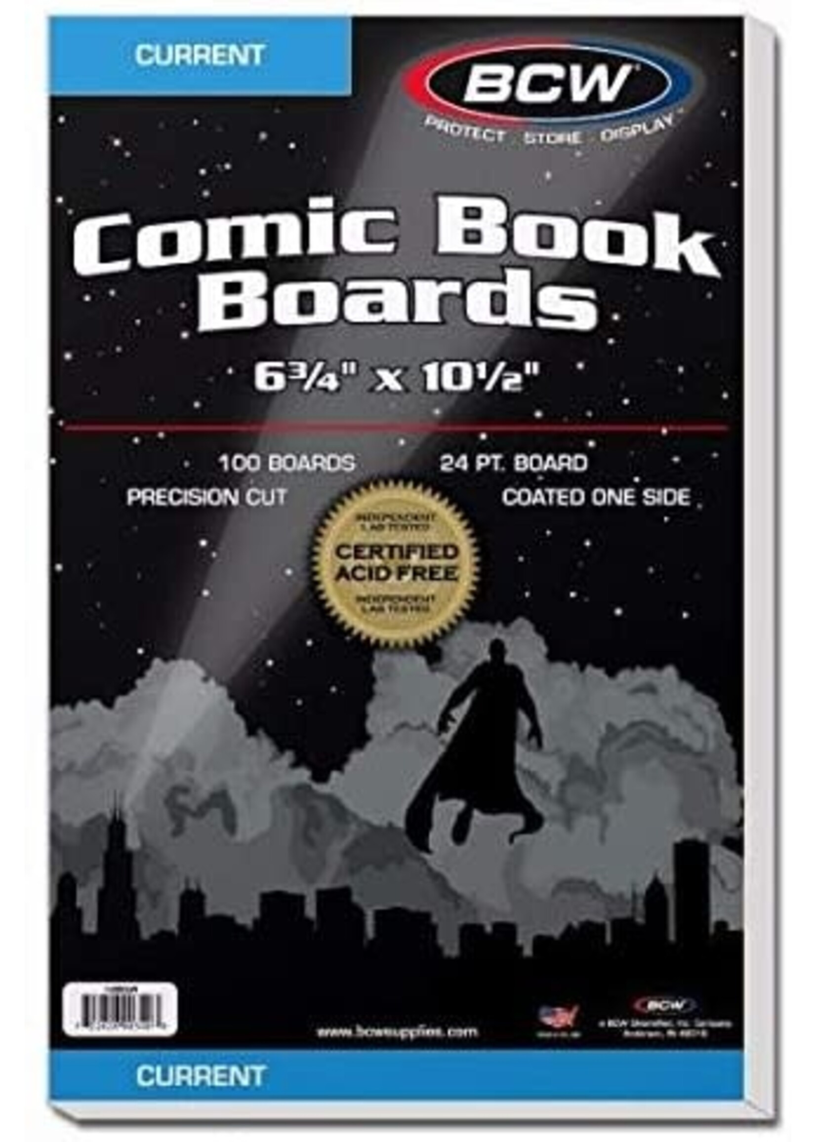 BCW COMIC BOOK BOARDS CURRENT (PACK OF 100)