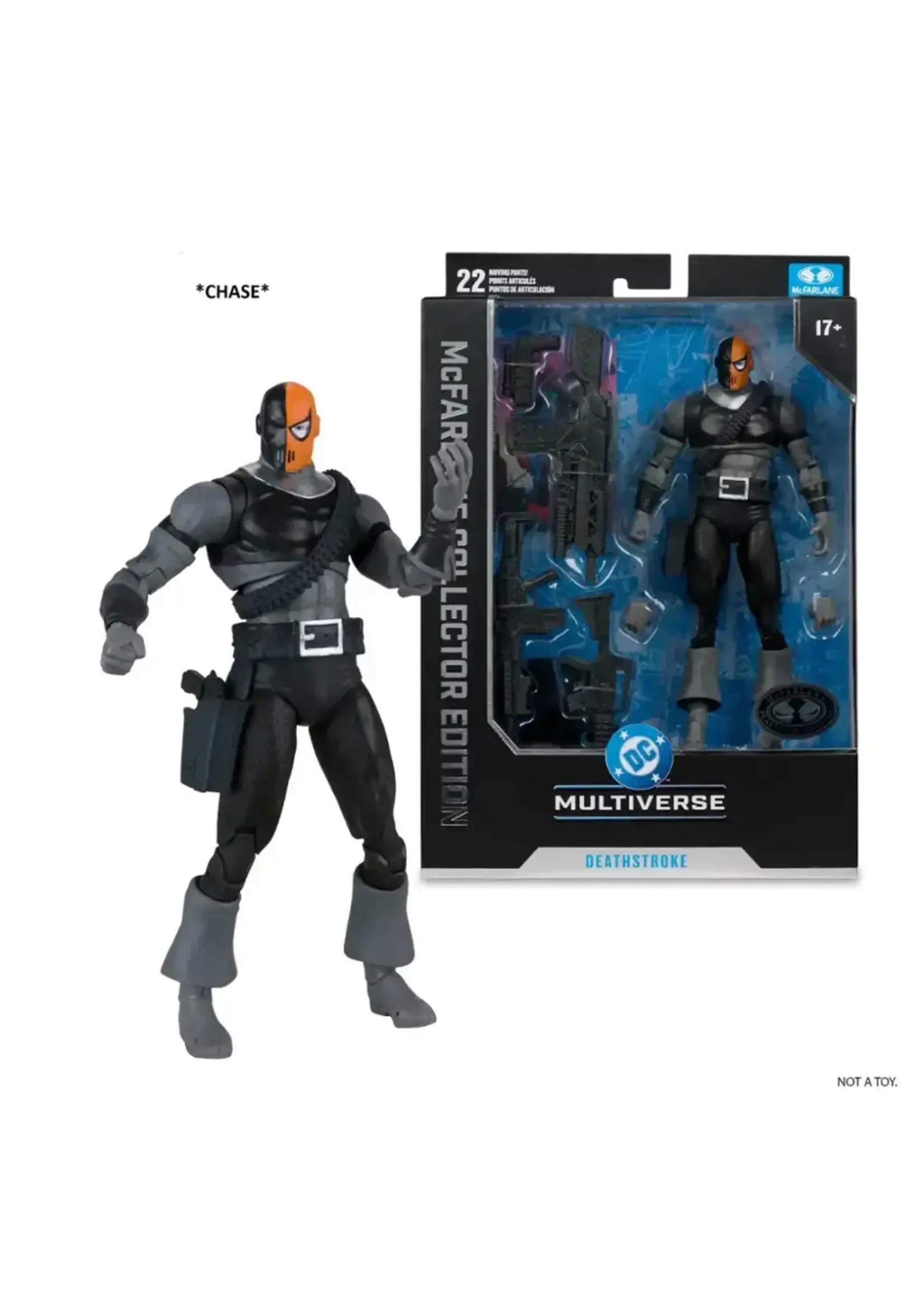 DC MCFARLANE COLLECTOR EDITION 7" WV12 - #46 DEATHSTROKE