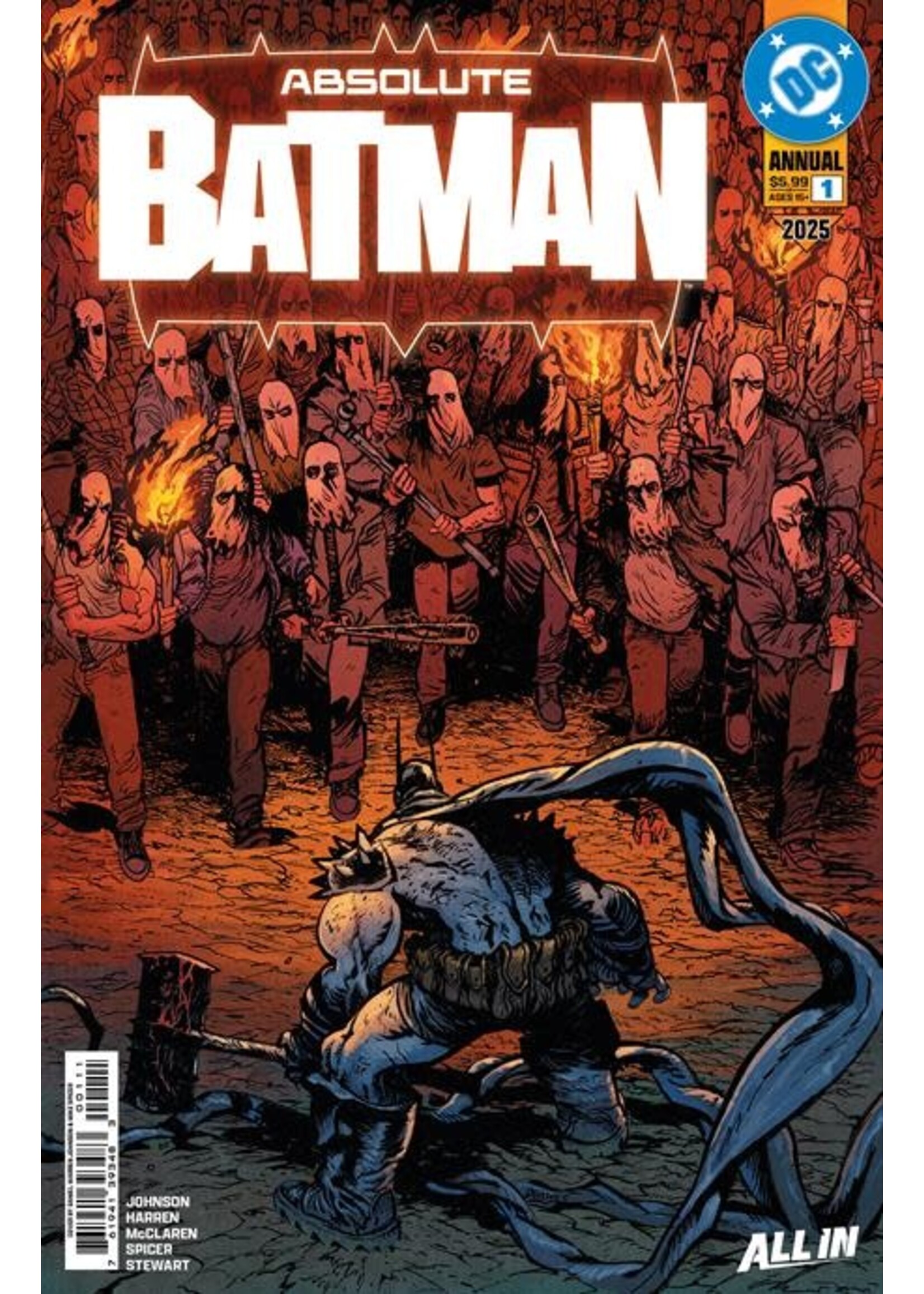 DC COMICS ABSOLUTE BATMAN 2025 ANNUAL #1 (ONE SHOT) CVR A JOHNSON
