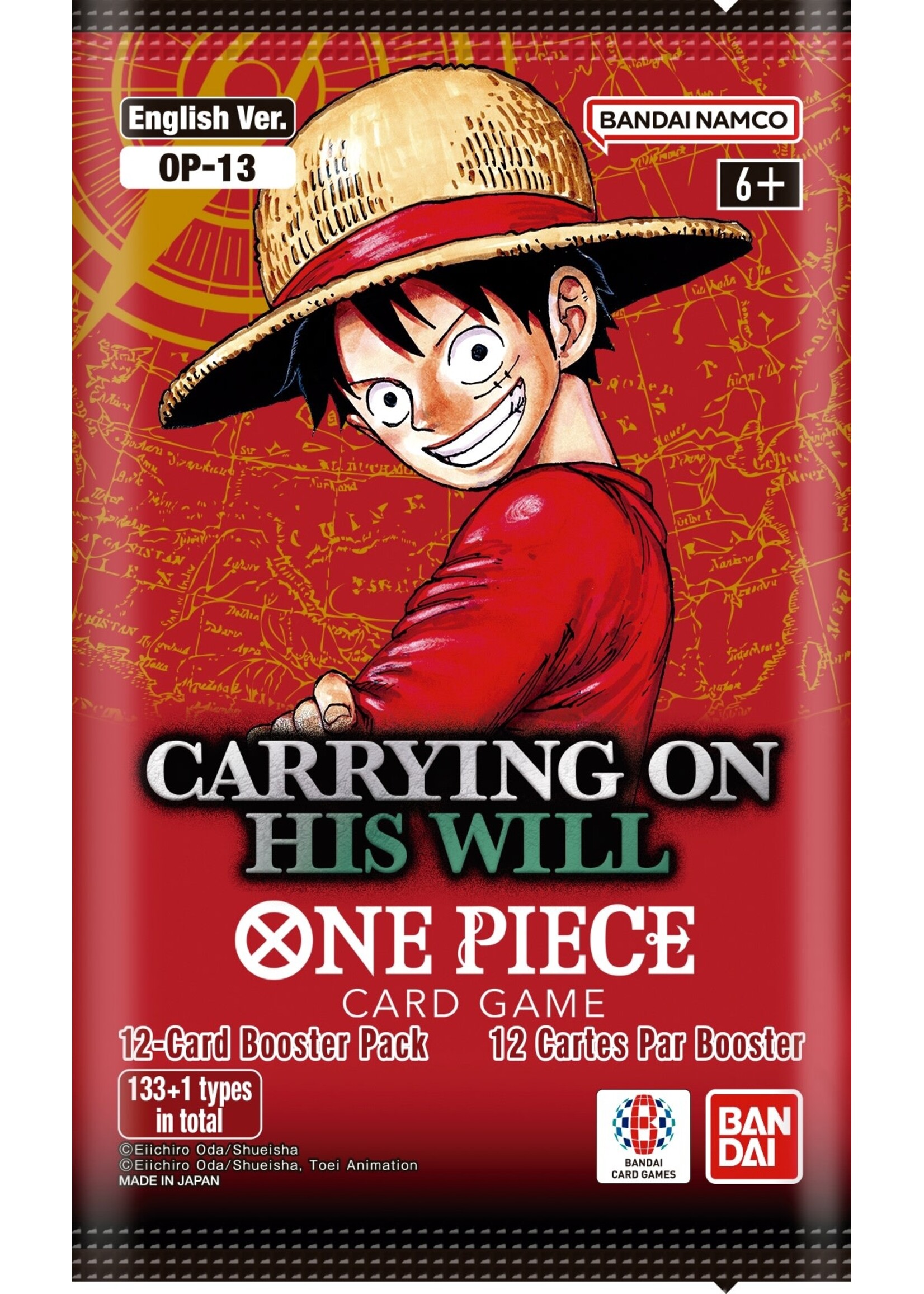 ONE PIECE CG OP-13 CARRYING ON HIS WILL BOOSTER