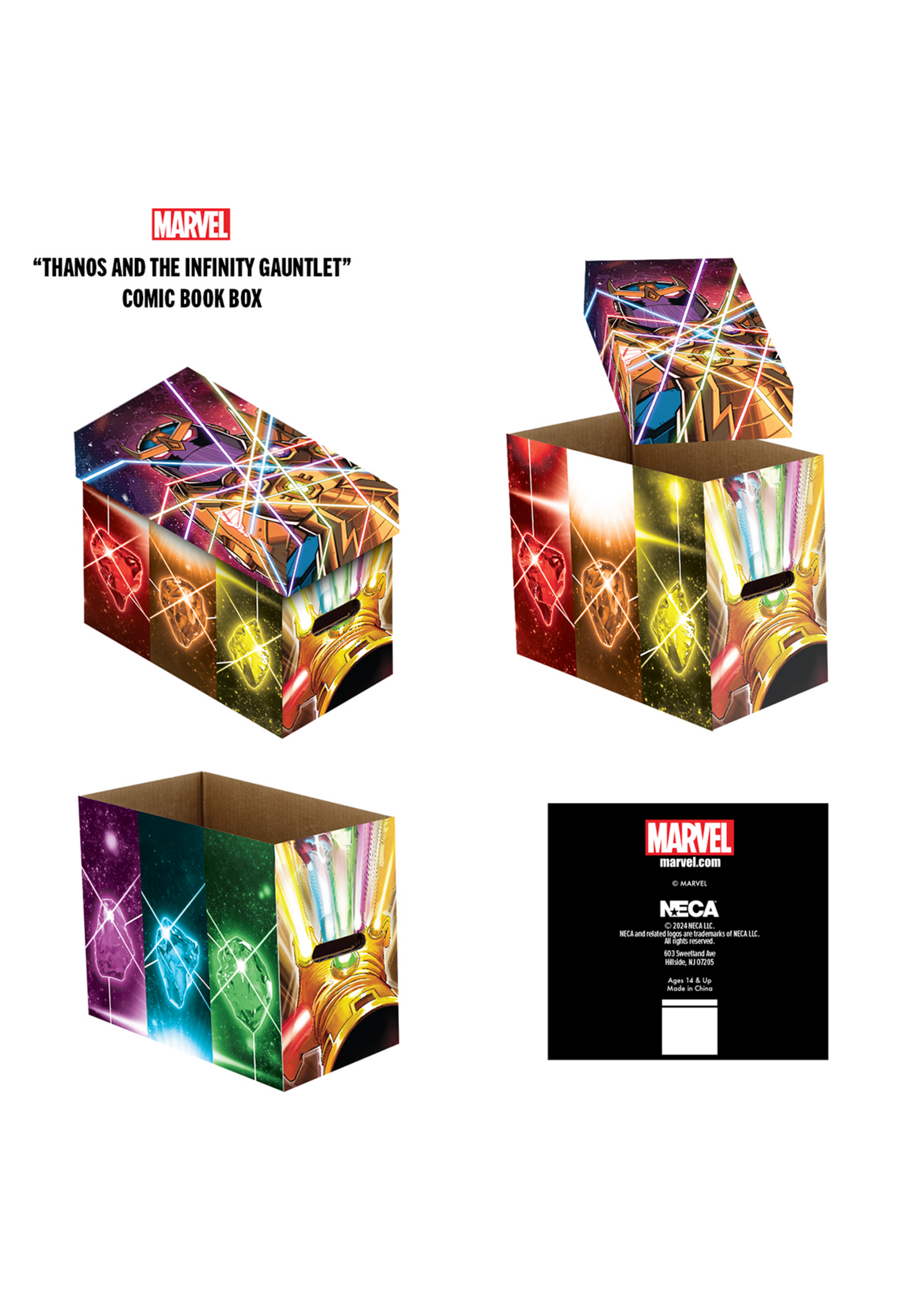 MARVEL GRAPHIC COMIC BOX THANOS AND THE INFINITY GAUNTLET